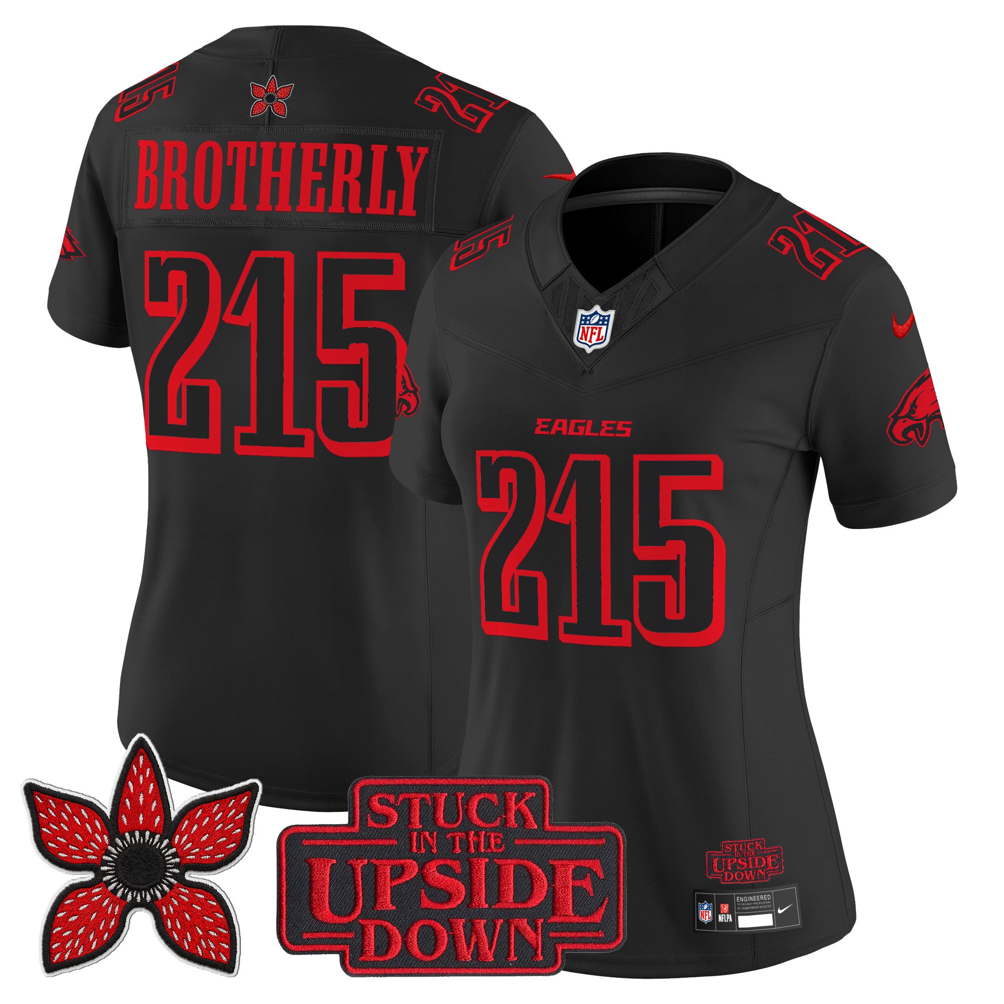 Philadelphia Eagles 'Stranger Things Edition' Vapor Limited Jersey - All Stitched