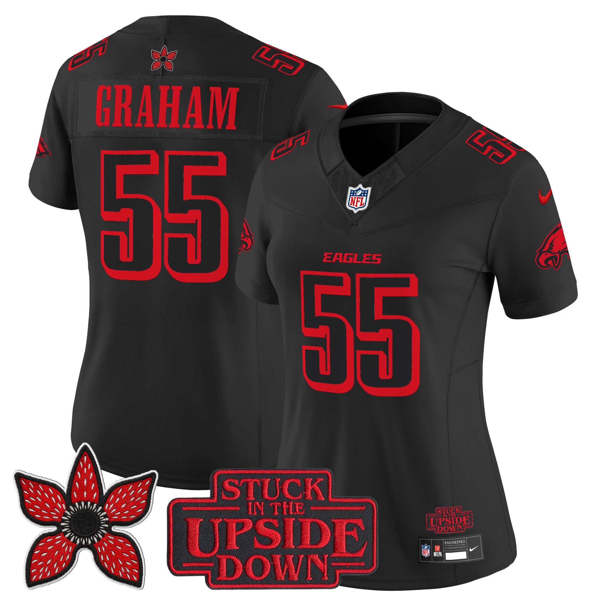 Philadelphia Eagles 'Stranger Things Edition' Vapor Limited Jersey - All Stitched