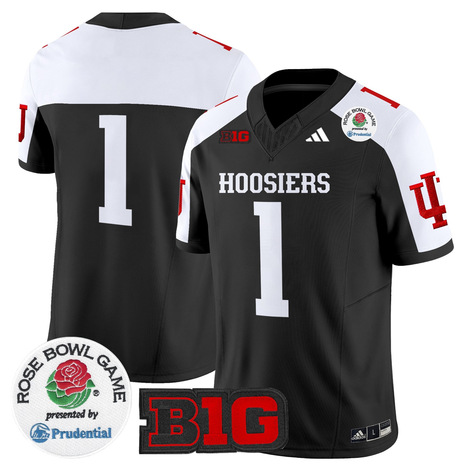 Men's Indiana Hoosiers 2025 Rose Bowl Vapor Limited Jersey - All Stitched