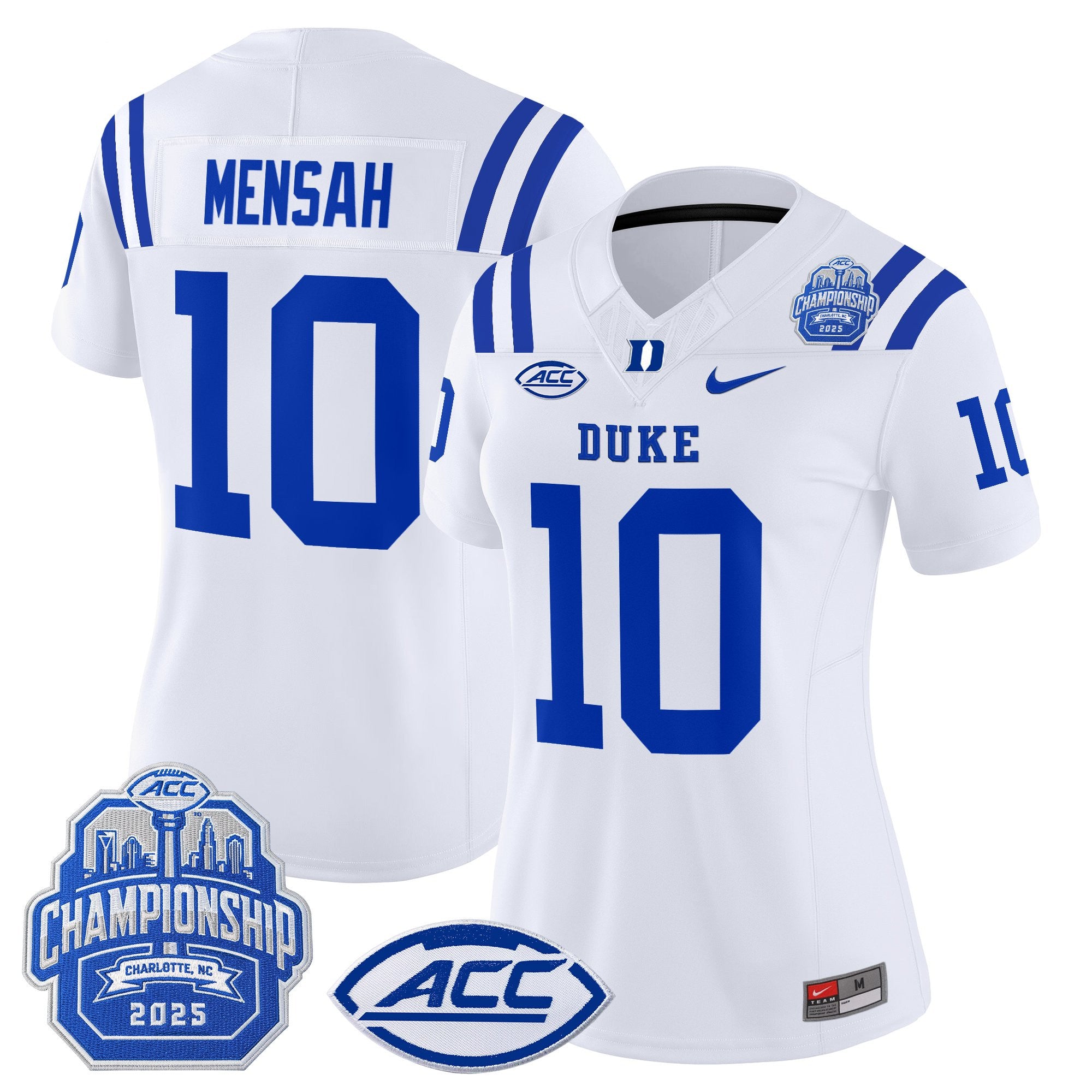Women's Duke Blue Devils 2025 ACC Championship Vapor Limited Jersey - All Stitched