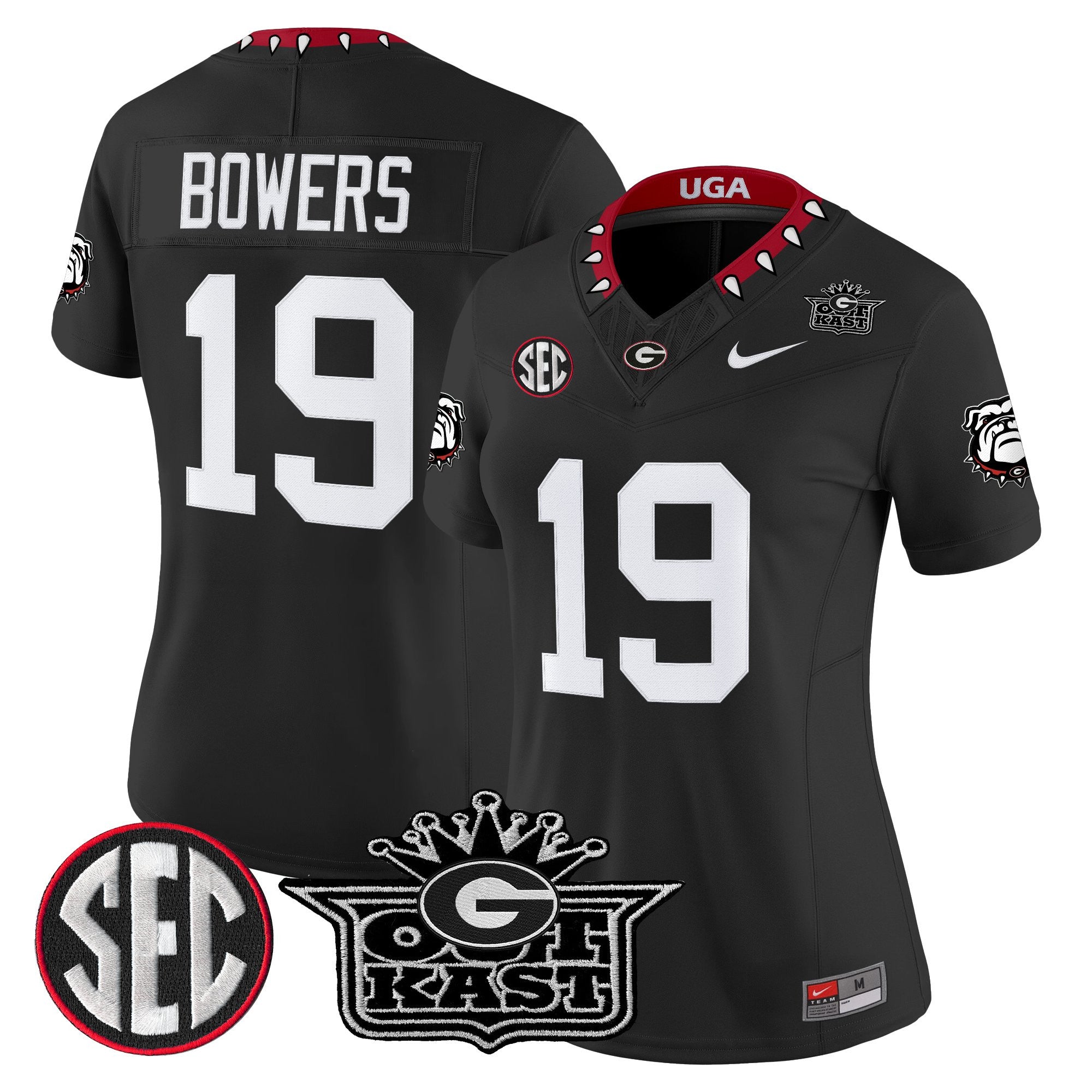 Women's Outkast x Georgia Bulldogs Vapor Limited Jersey - All stitched