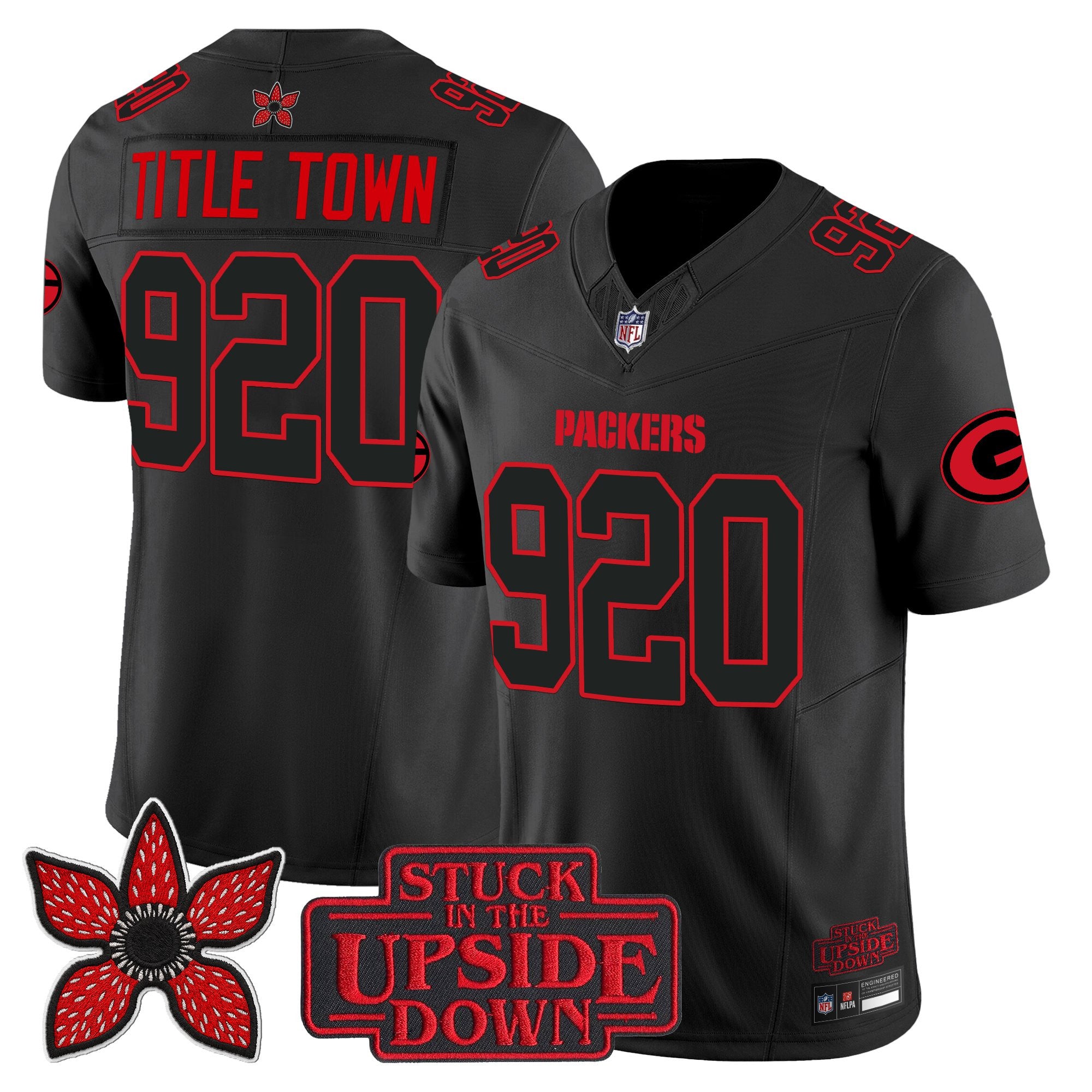 Green Bay Packers 'Stranger Things Edition' Vapor Limited Jersey - All Stitched