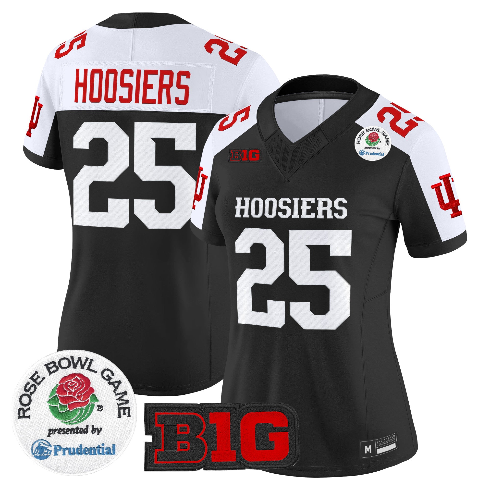 Women's Indiana Hoosiers 2026 Rose Bowl Vapor Limited Jersey - All Stitched