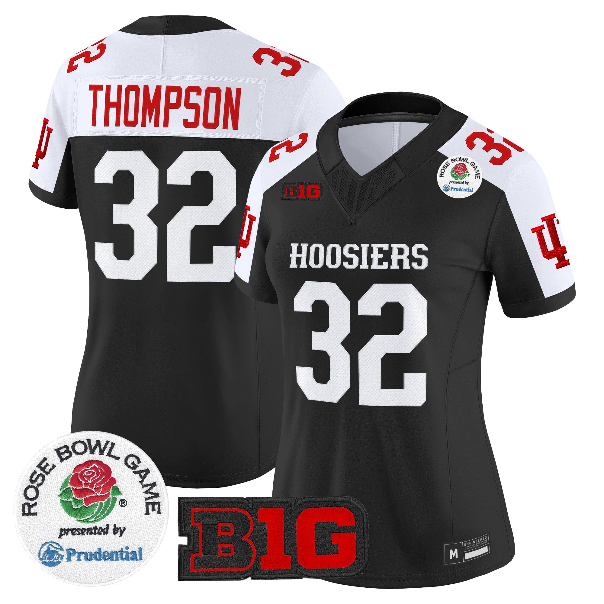 Women's Indiana Hoosiers 2026 Rose Bowl Vapor Limited Jersey - All Stitched