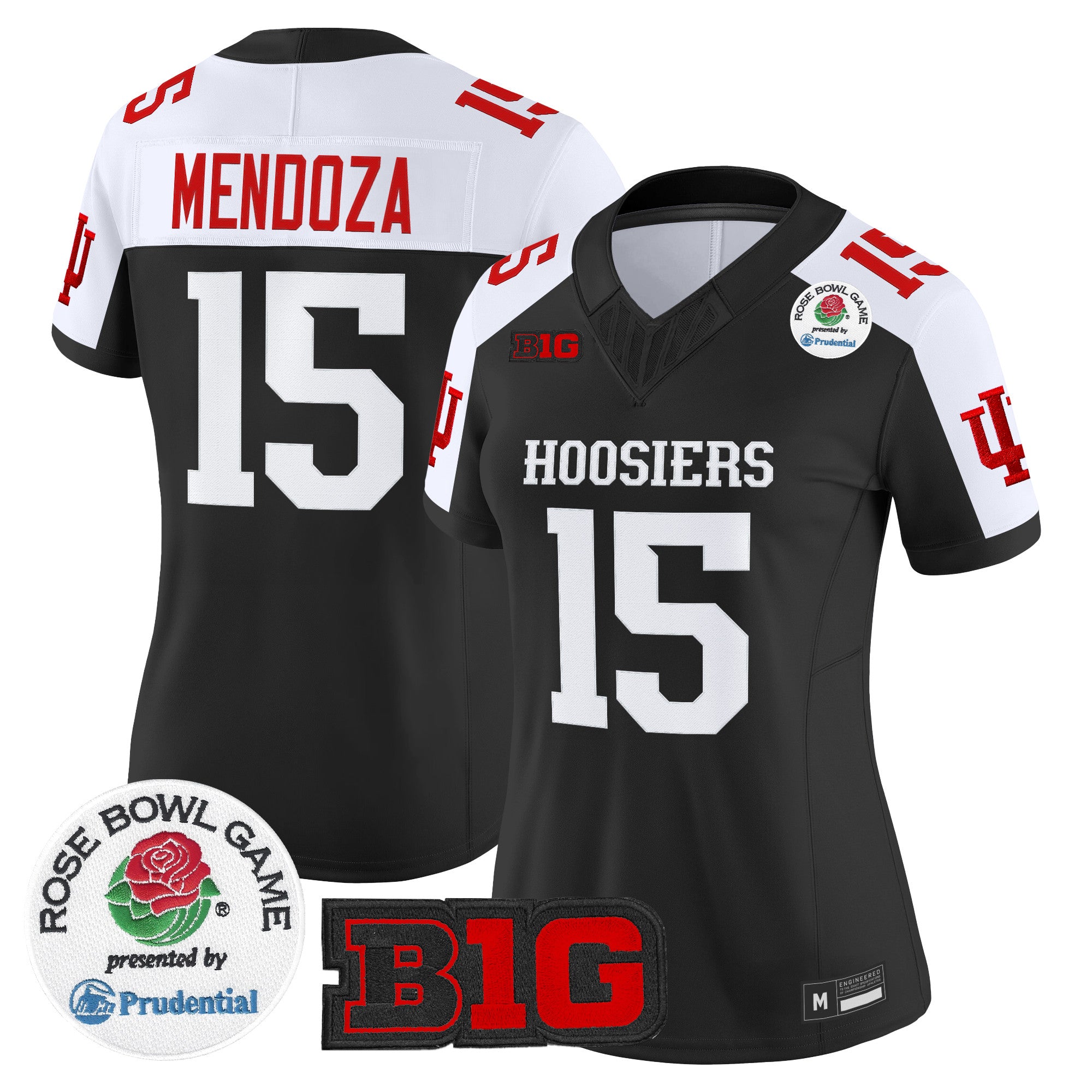 Women's Indiana Hoosiers 2026 Rose Bowl Vapor Limited Jersey - All Stitched