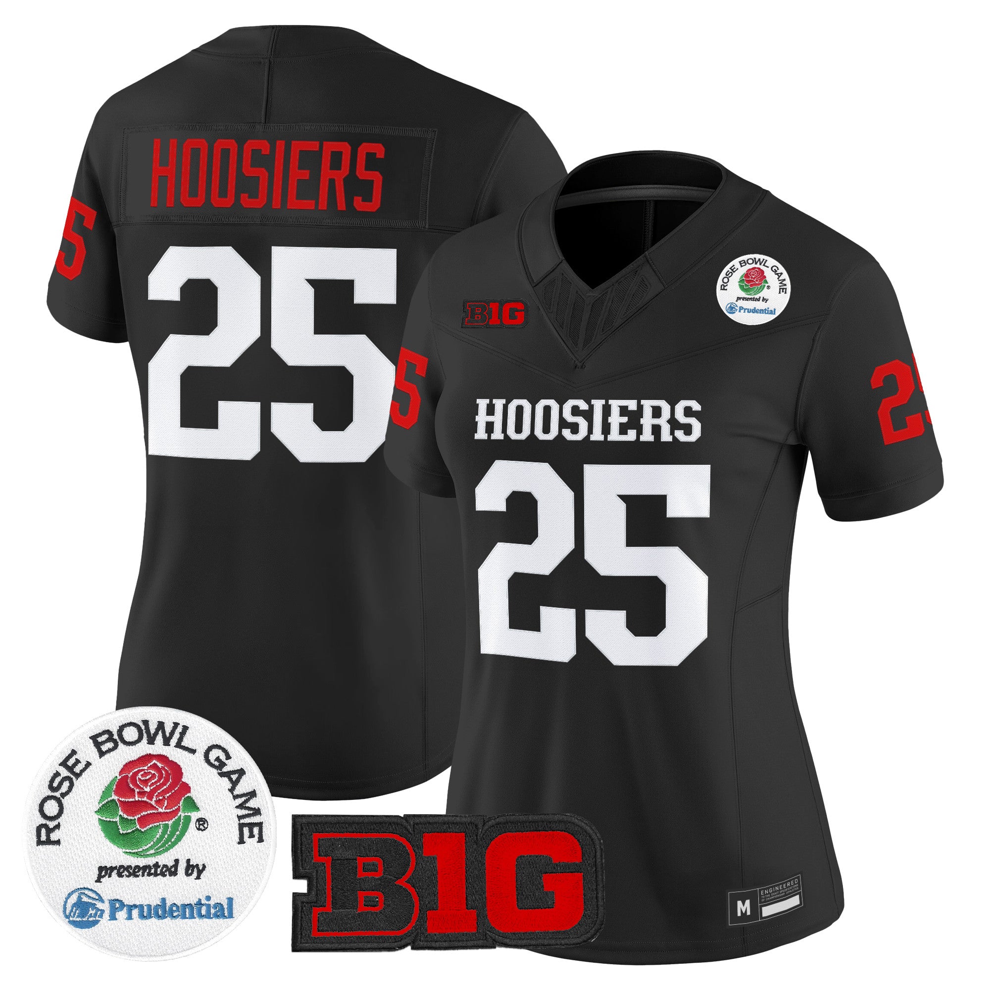 Women's Indiana Hoosiers 2026 Rose Bowl Vapor Limited Jersey - All Stitched