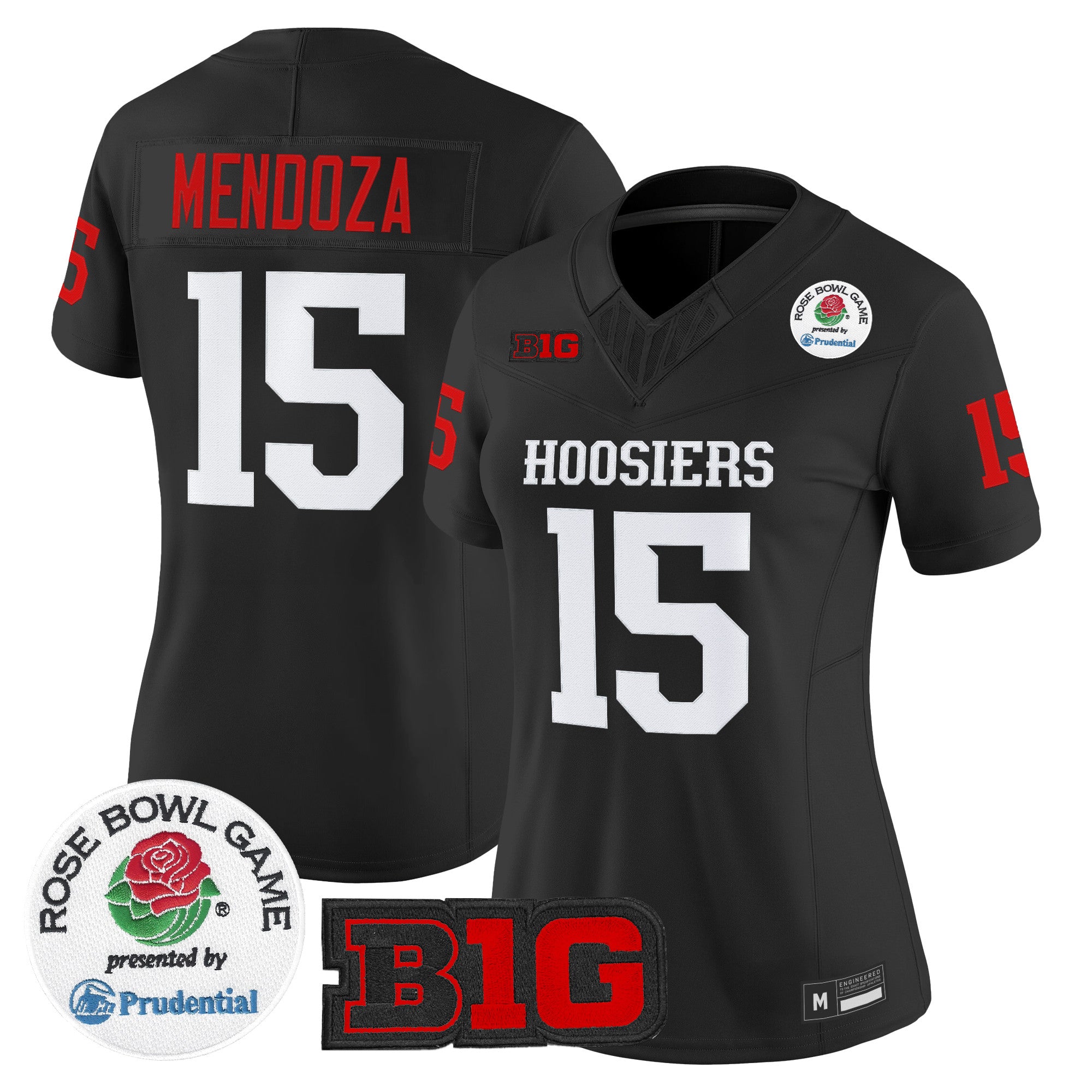 Women's Indiana Hoosiers 2026 Rose Bowl Vapor Limited Jersey - All Stitched
