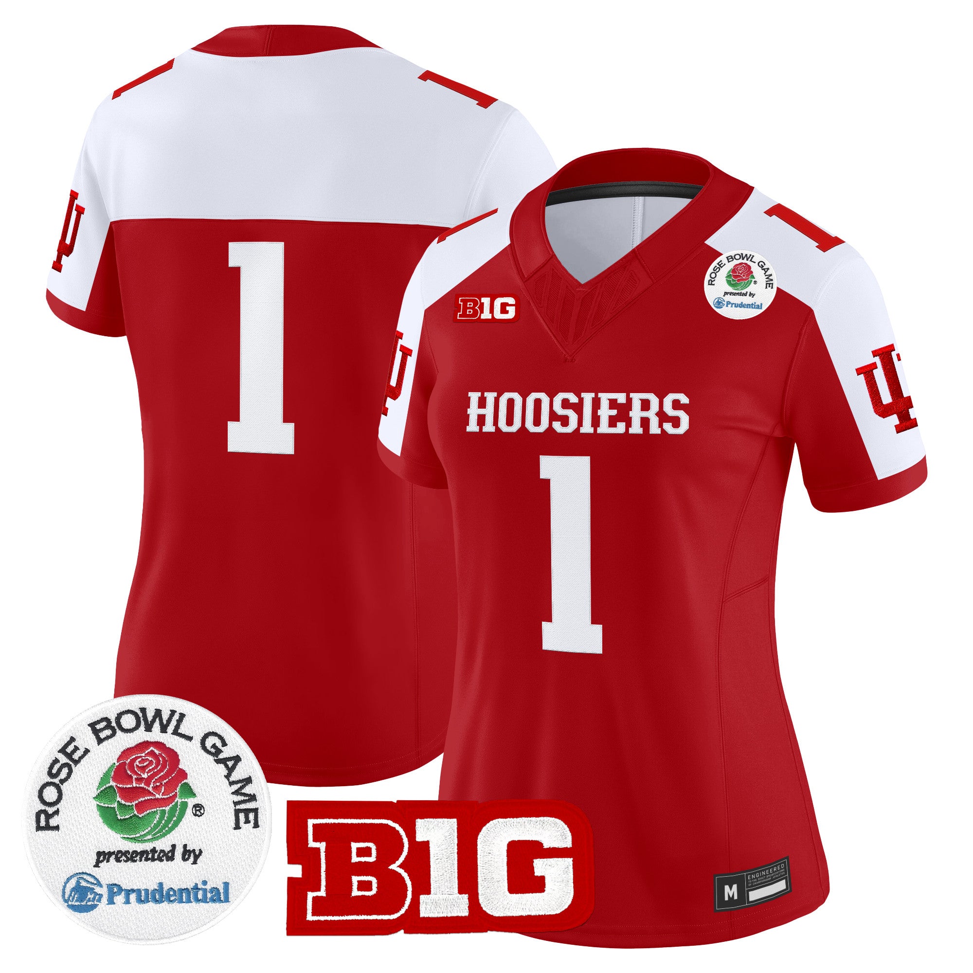 Women's Indiana Hoosiers 2026 Rose Bowl Vapor Limited Jersey - All Stitched