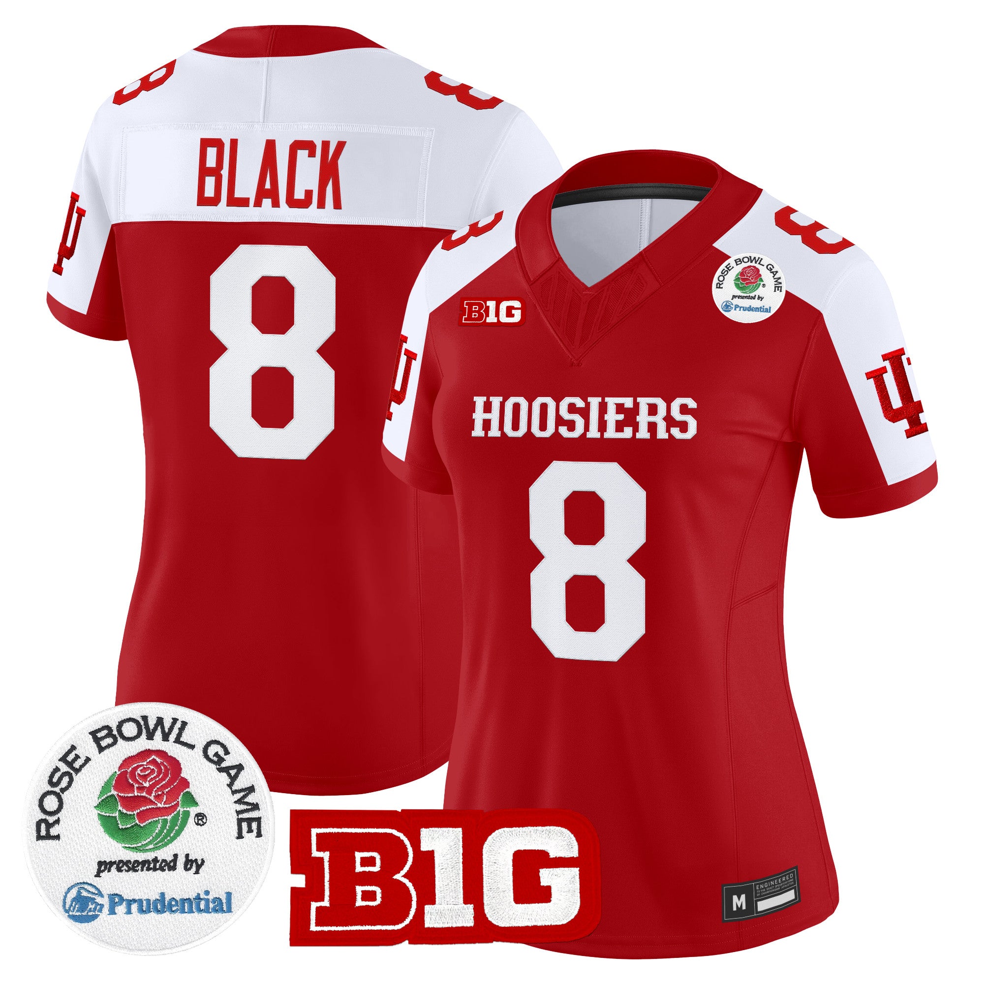 Women's Indiana Hoosiers 2026 Rose Bowl Vapor Limited Jersey - All Stitched