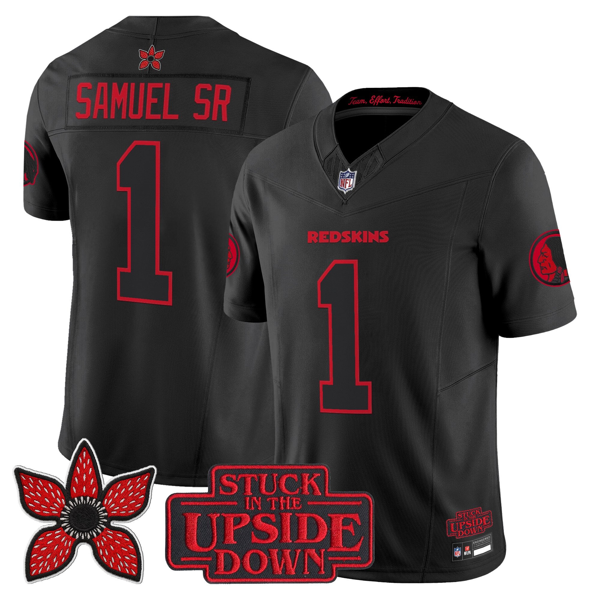 Washington Redskins 'Stranger Things Edition' Vapor Limited Jersey - All Stitched