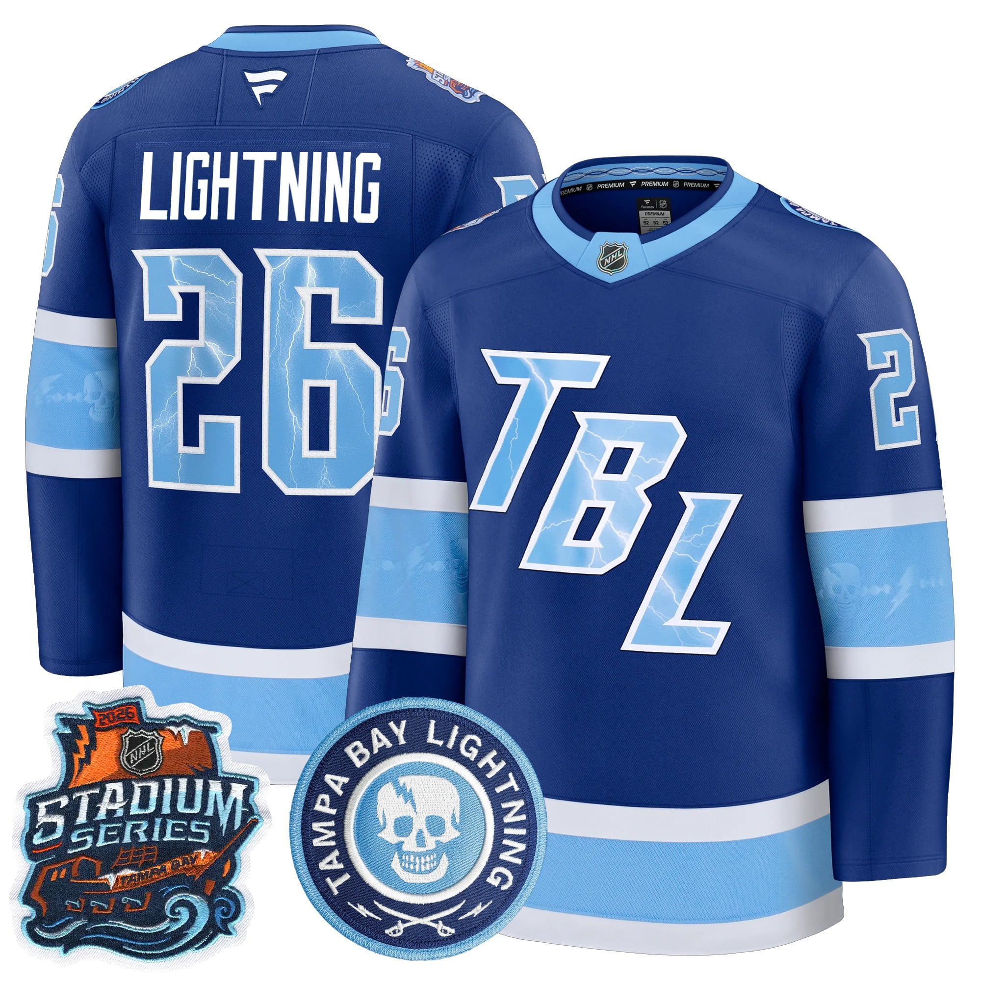 Tampa Bay Lightning 2026 Stadium Series Premium Jersey - All Stitched