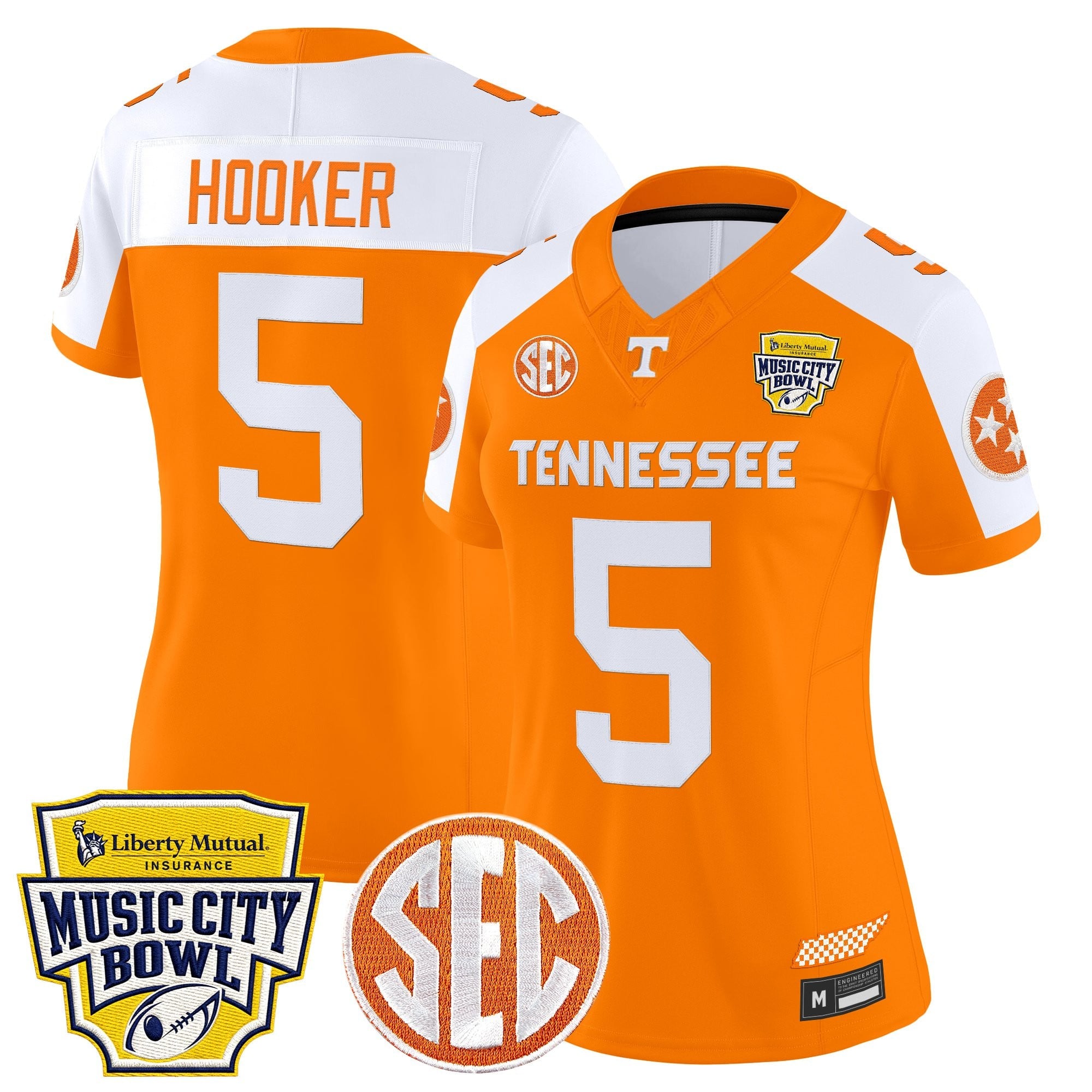 Women's Tennessee Volunteers 2025 Music City Bowl Vapor Limited Jersey - All Stitched