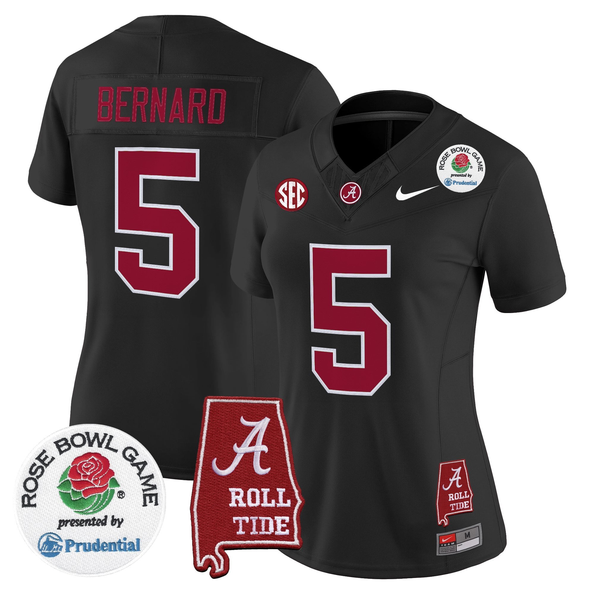 Women's Alabama Crimson Tide 2026 Rose Bowl Vapor Limited Jersey - All Stitched