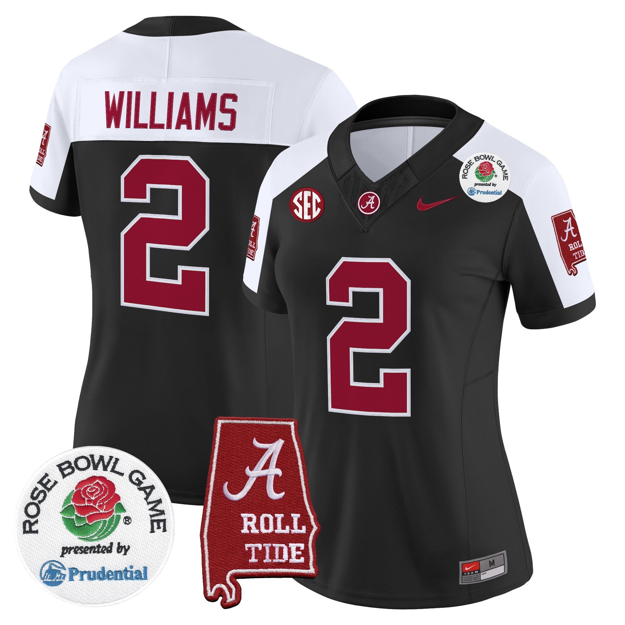 Women's Alabama Crimson Tide 2026 Rose Bowl Vapor Limited Jersey - All Stitched