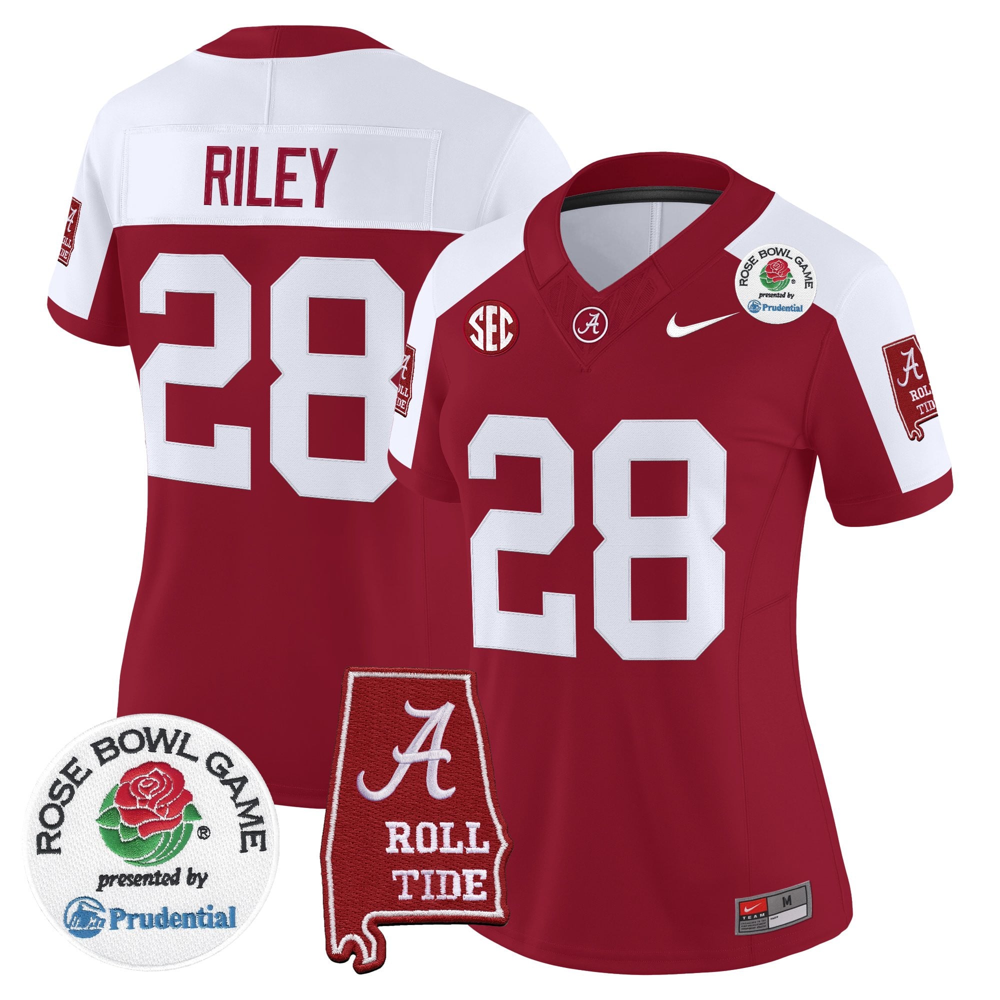 Women's Alabama Crimson Tide 2026 Rose Bowl Vapor Limited Jersey - All Stitched