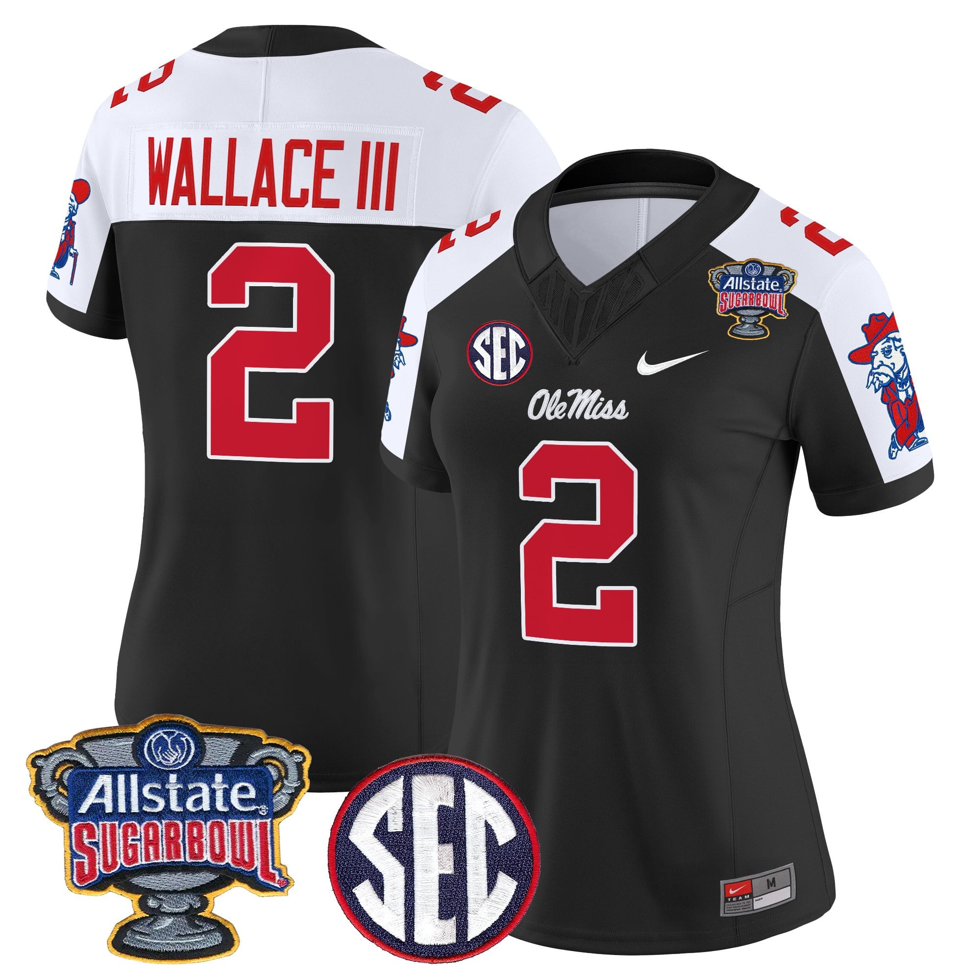Women's Ole Miss Rebels 2026 Sugar Bowl Vapor Limited Jersey - All Stitched