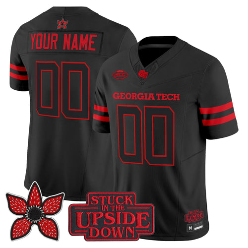 Georgia Tech Yellow Jackets 'Stranger Things Edition' Vapor Limited Custom Jersey - All Stitched