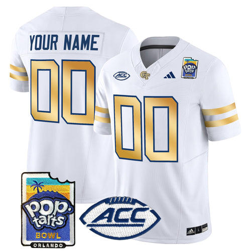Georgia Tech Yellow Jackets Pop-Tarts Bowl Vapor Limited Custom Jersey - All stitched