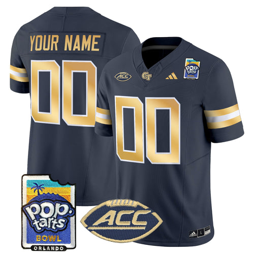 Georgia Tech Yellow Jackets Pop-Tarts Bowl Vapor Limited Custom Jersey - All stitched