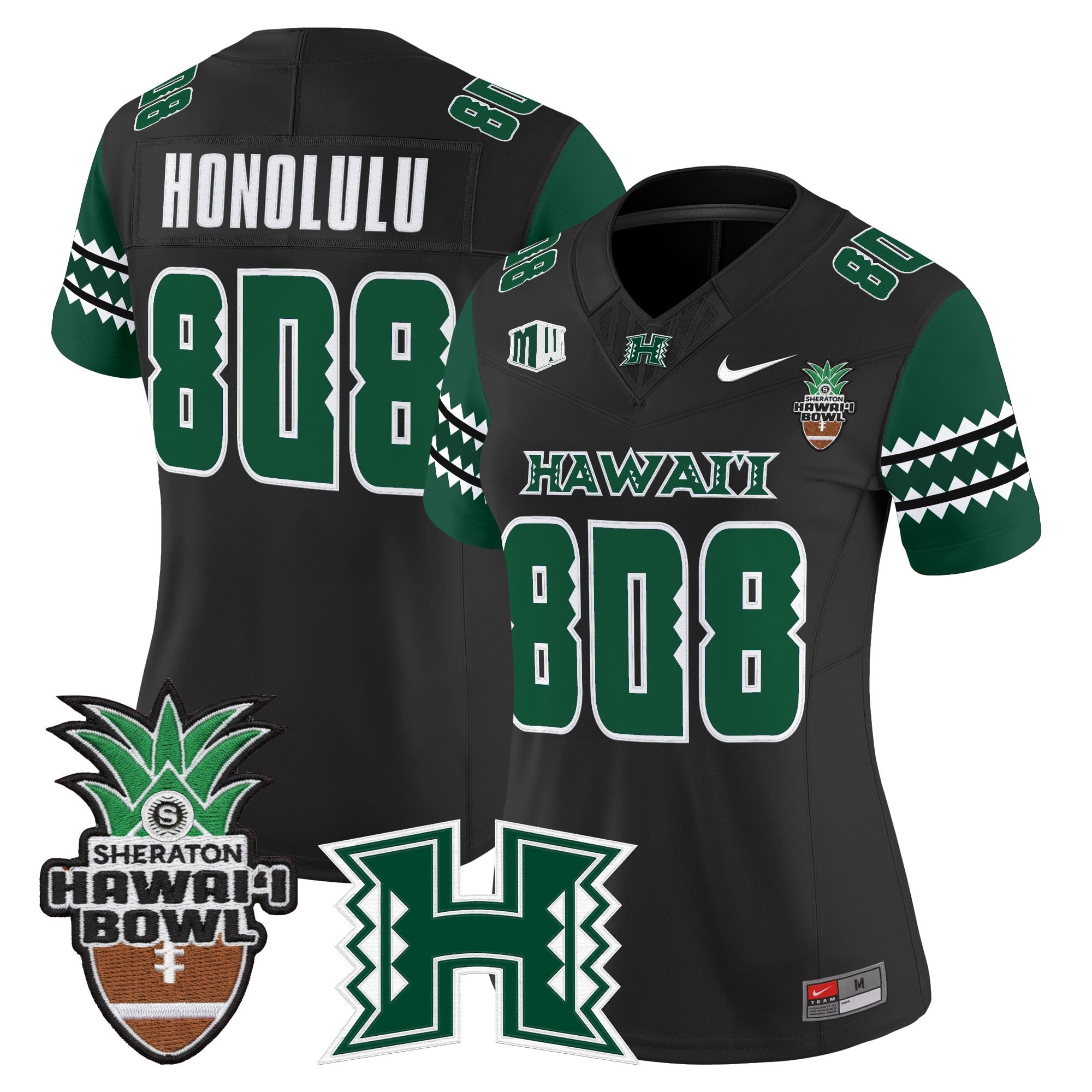 Women's Hawai'i Rainbow Warriors 2025 Hawai'i Bowl Vapor Limited Jersey - All Stitched