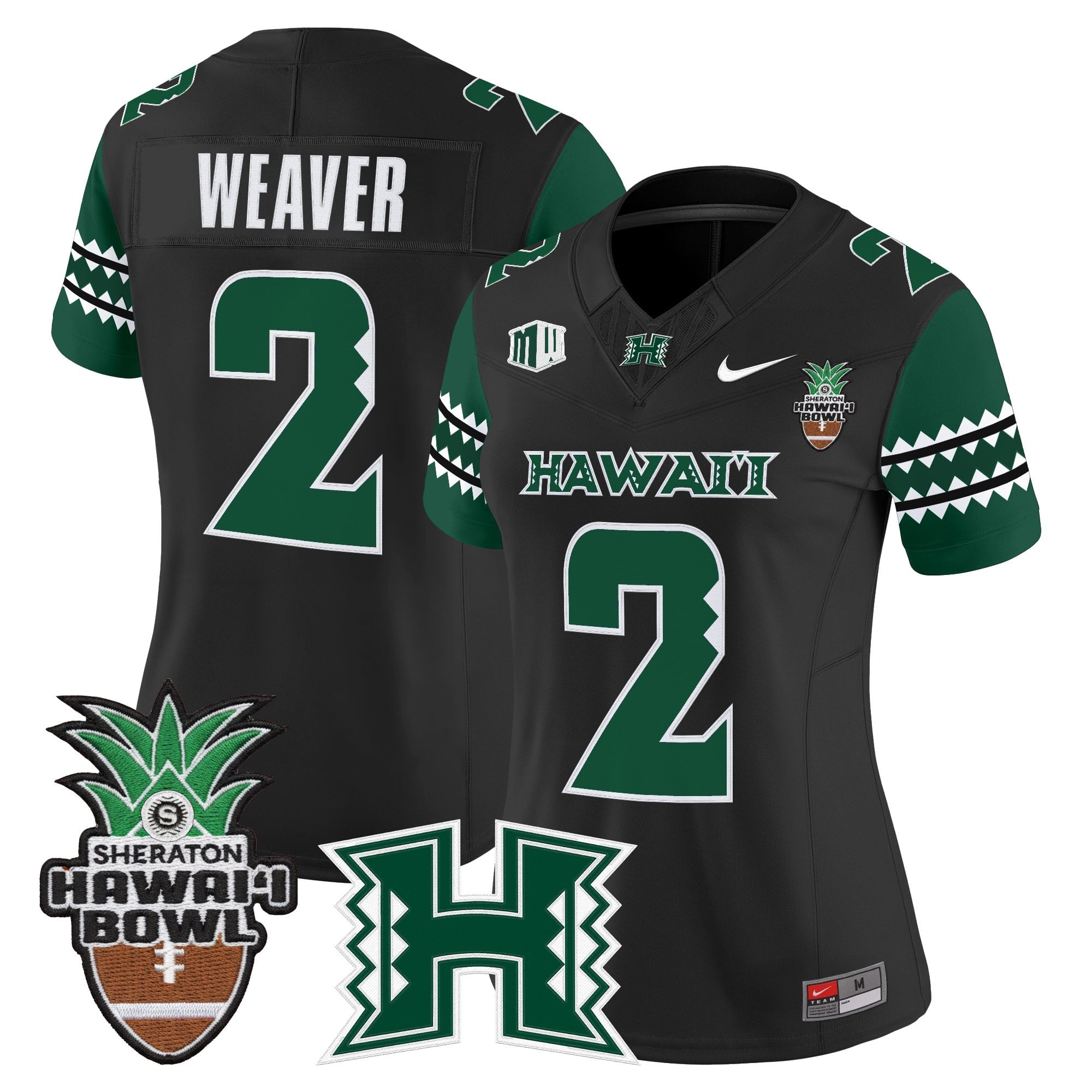 Women's Hawai'i Rainbow Warriors 2025 Hawai'i Bowl Vapor Limited Jersey - All Stitched