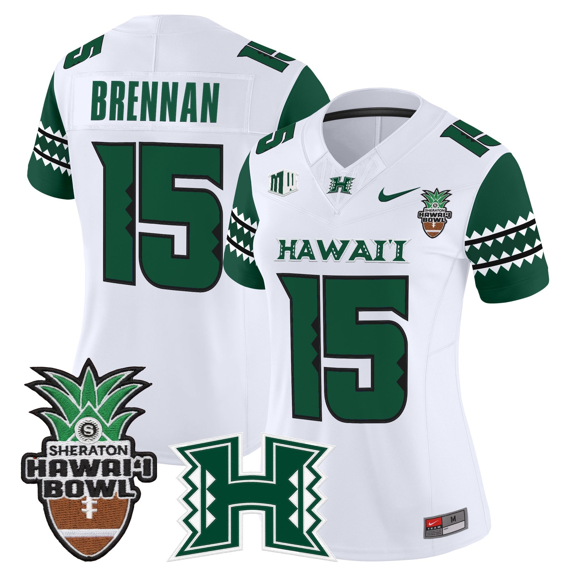 Women's Hawai'i Rainbow Warriors 2025 Hawai'i Bowl Vapor Limited Jersey - All Stitched