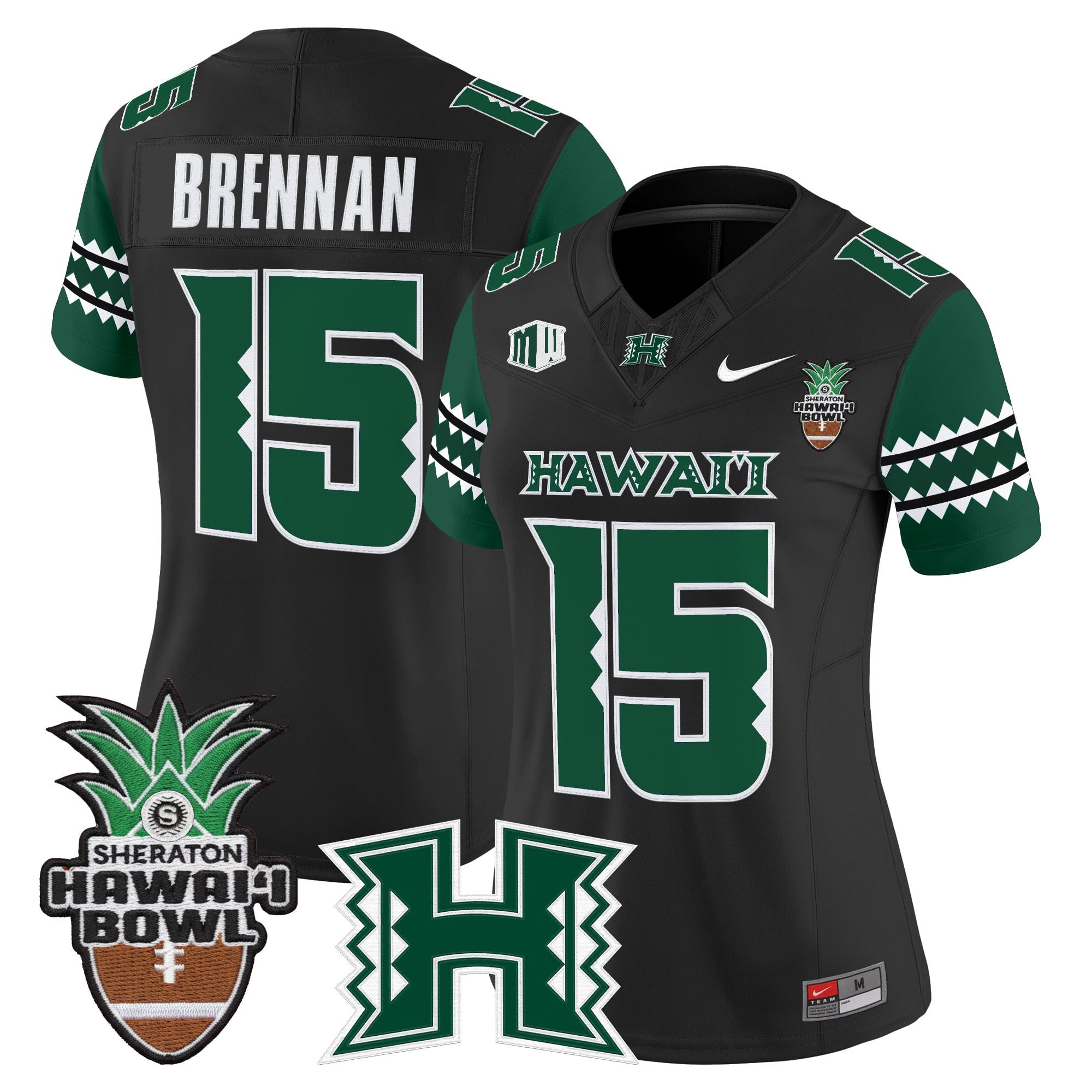 Women's Hawai'i Rainbow Warriors 2025 Hawai'i Bowl Vapor Limited Jersey - All Stitched