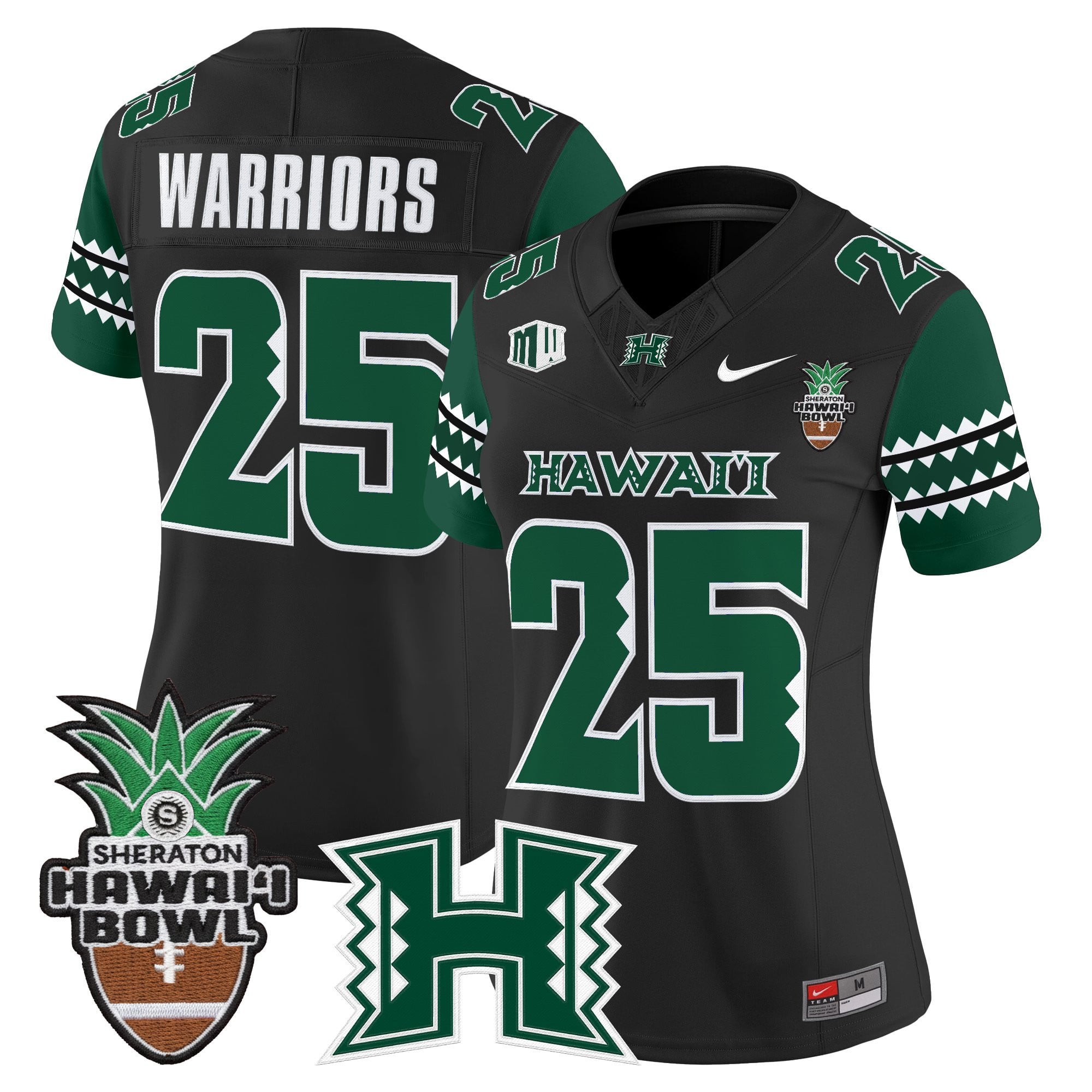 Women's Hawai'i Rainbow Warriors 2025 Hawai'i Bowl Vapor Limited Jersey - All Stitched
