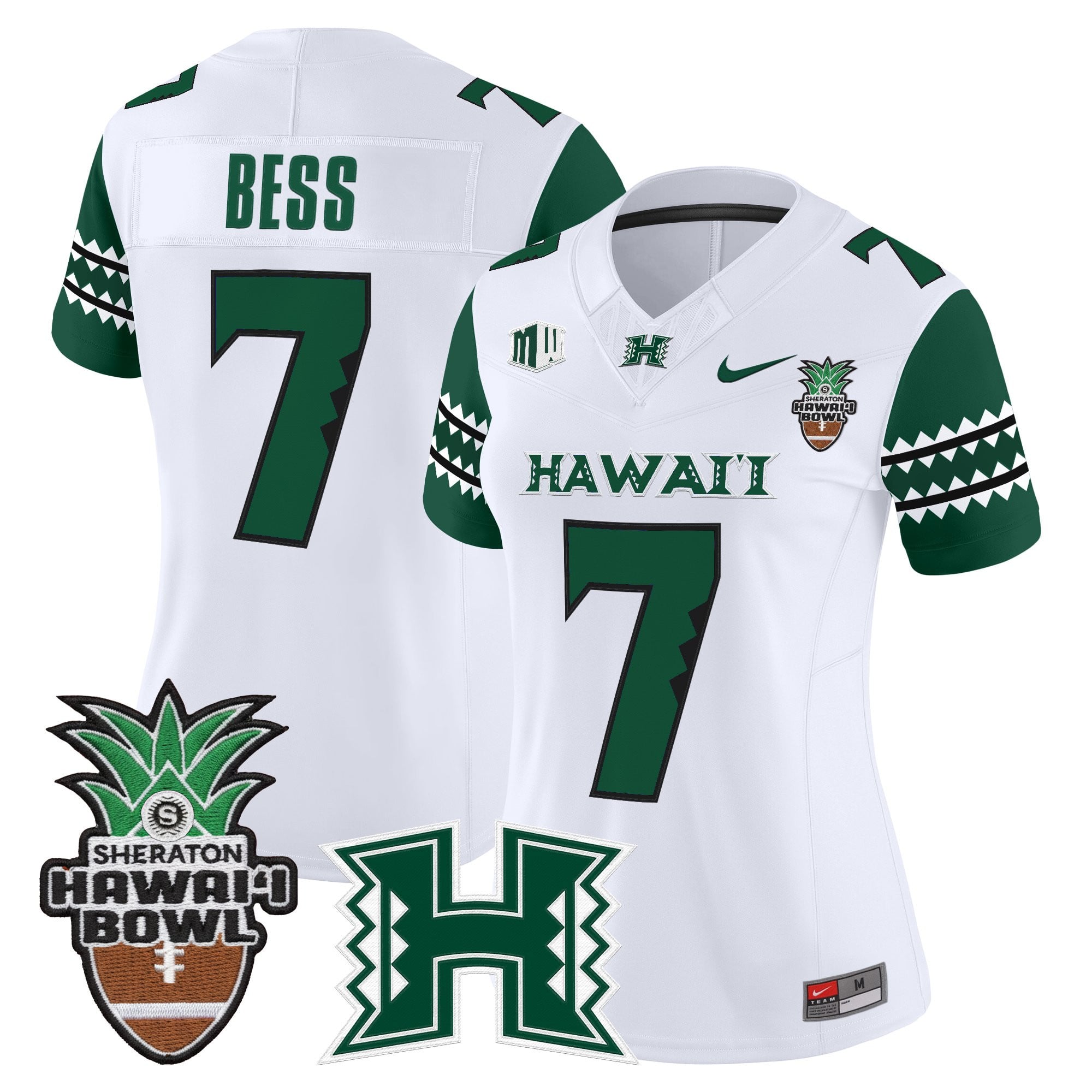 Women's Hawai'i Rainbow Warriors 2025 Hawai'i Bowl Vapor Limited Jersey - All Stitched