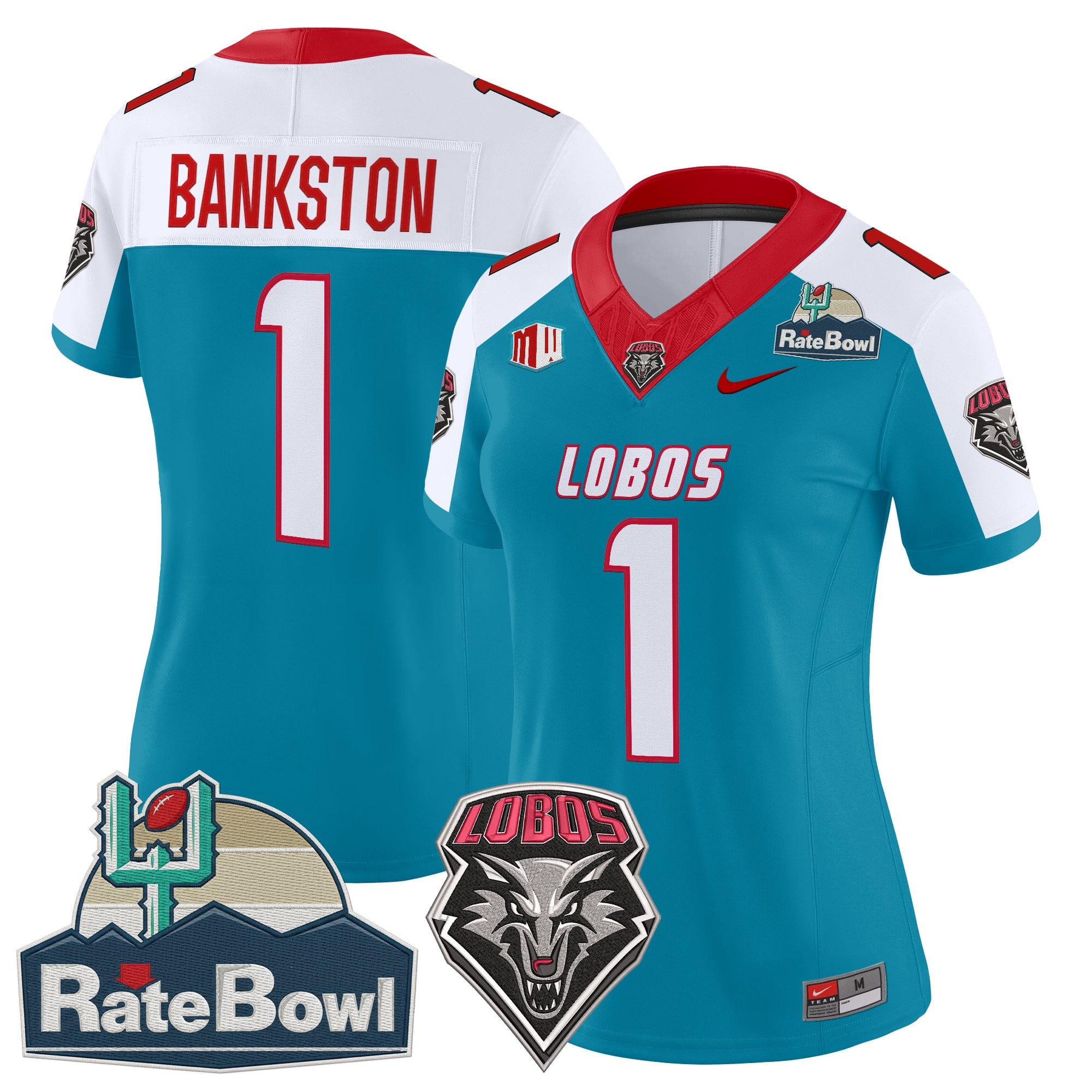 Women's New Mexico Lobos 2025 Rate Bowl Vapor Limited Jersey - All Stitched