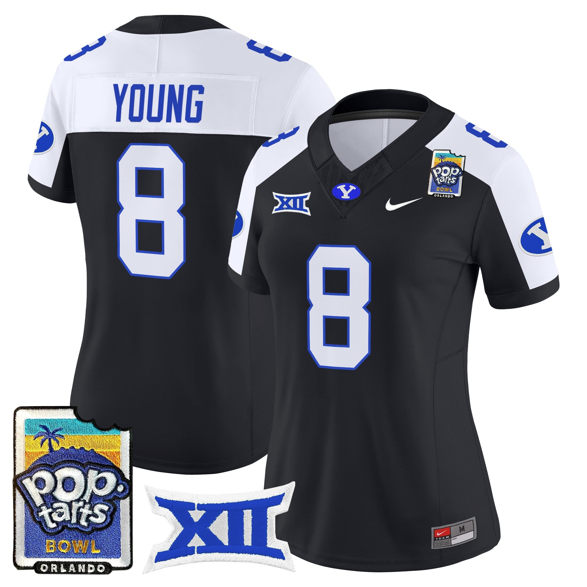 Women's BYU Cougars 2025 Pop-Tarts Bowl Vapor Limited Jersey - All Stitched