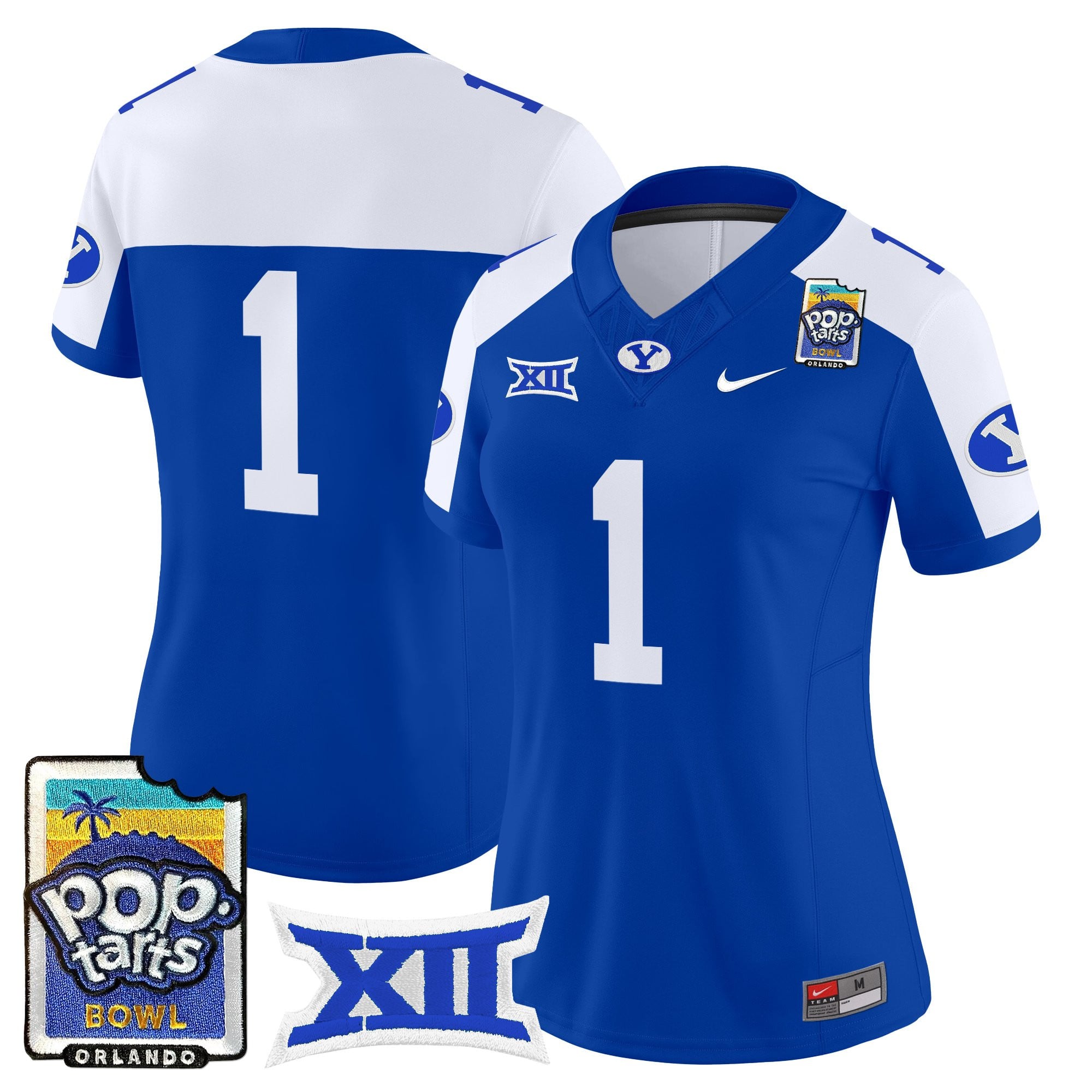 Women's BYU Cougars 2025 Pop-Tarts Bowl Vapor Limited Jersey - All Stitched