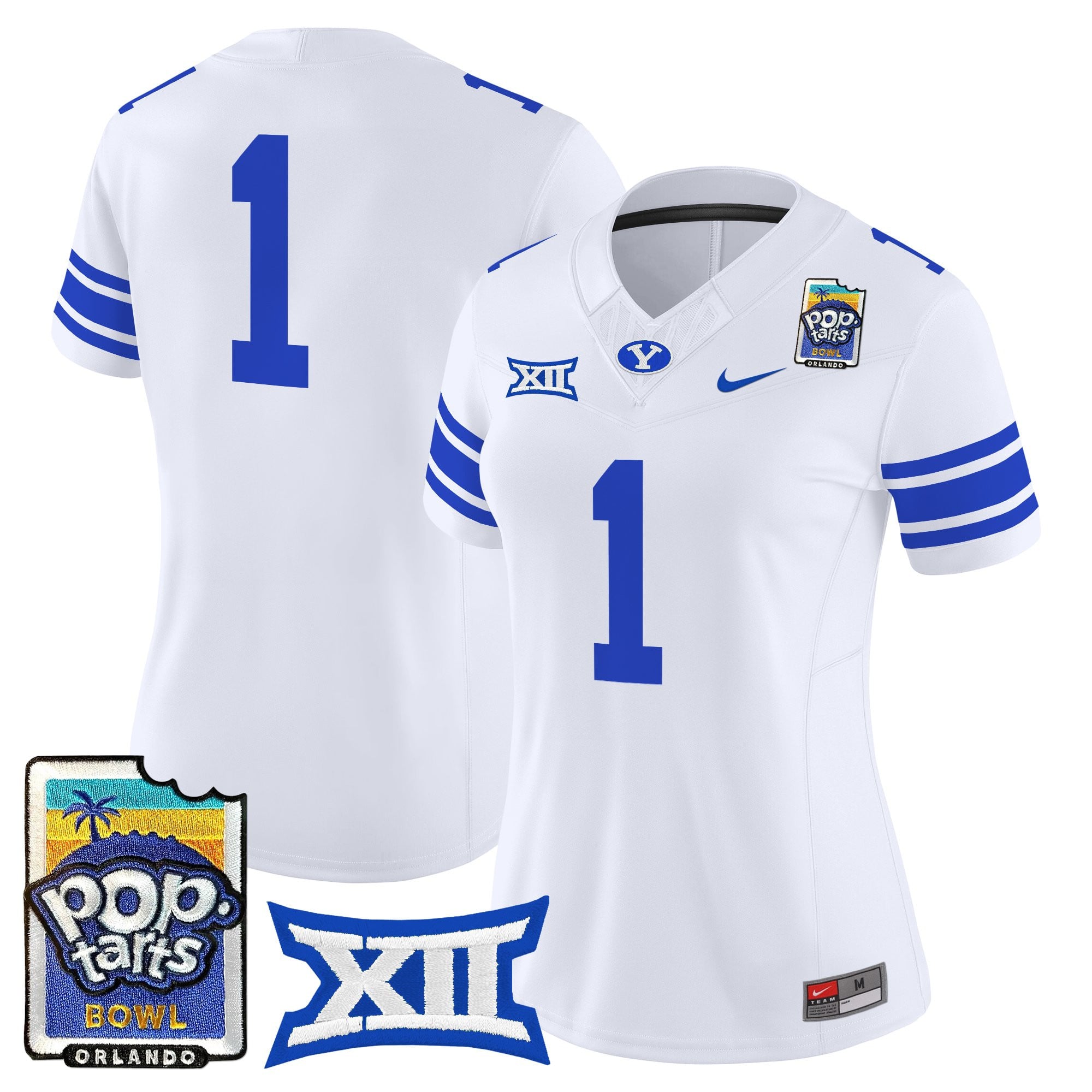 Women's BYU Cougars 2025 Pop-Tarts Bowl Vapor Limited Jersey - All Stitched