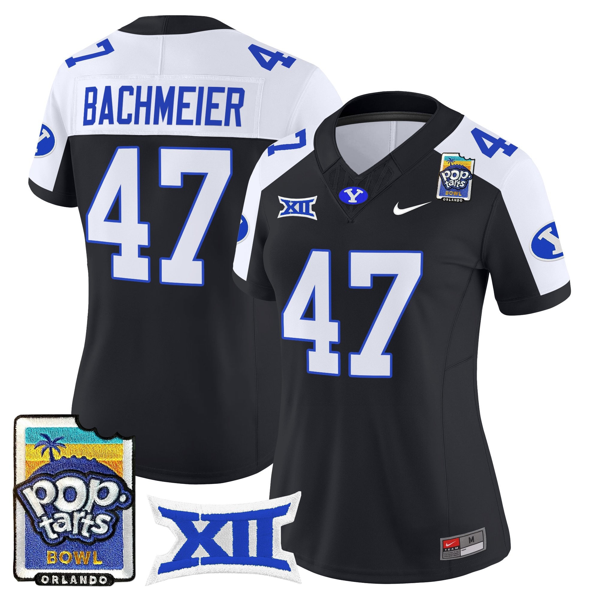 Women's BYU Cougars 2025 Pop-Tarts Bowl Vapor Limited Jersey - All Stitched