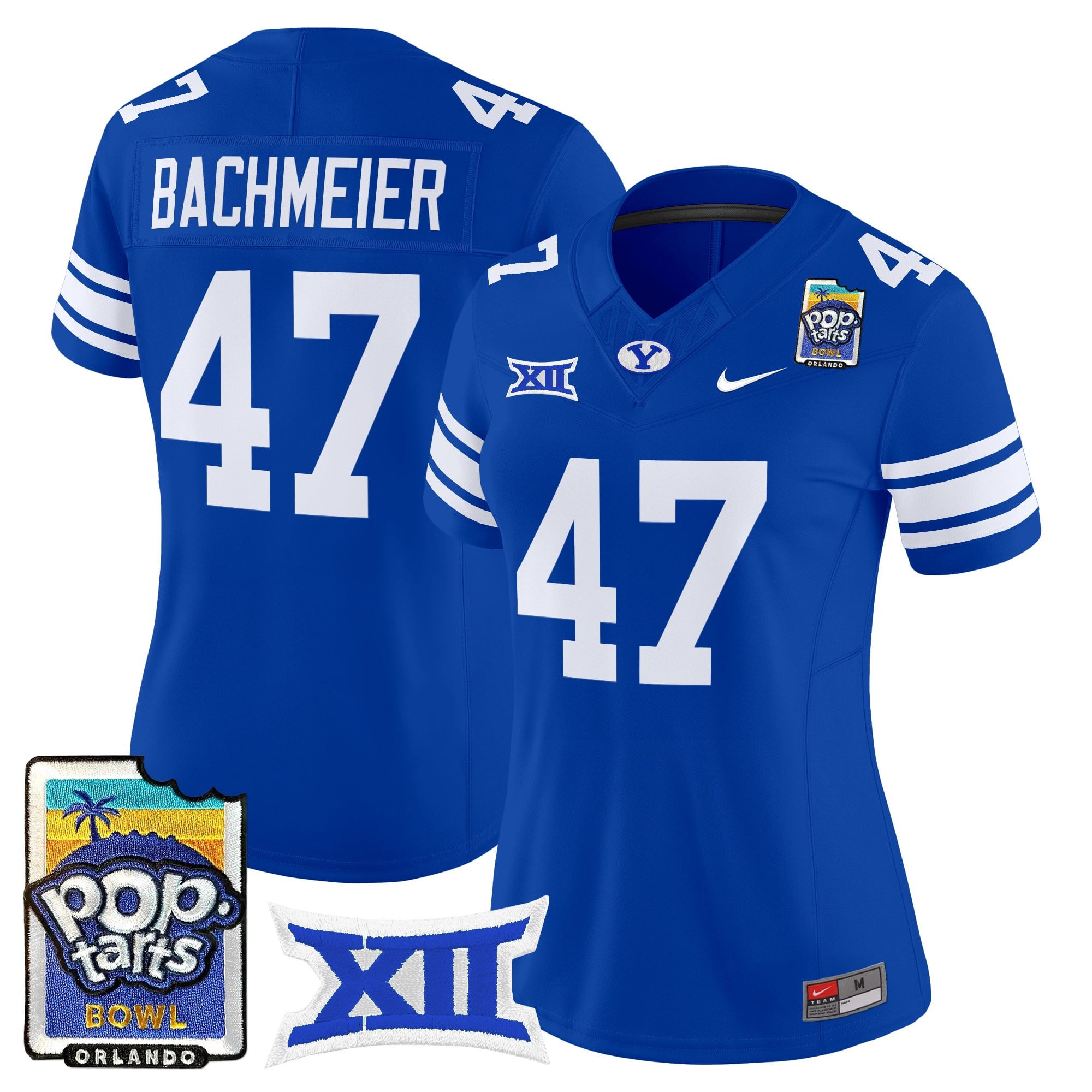 Women's BYU Cougars 2025 Pop-Tarts Bowl Vapor Limited Jersey - All Stitched