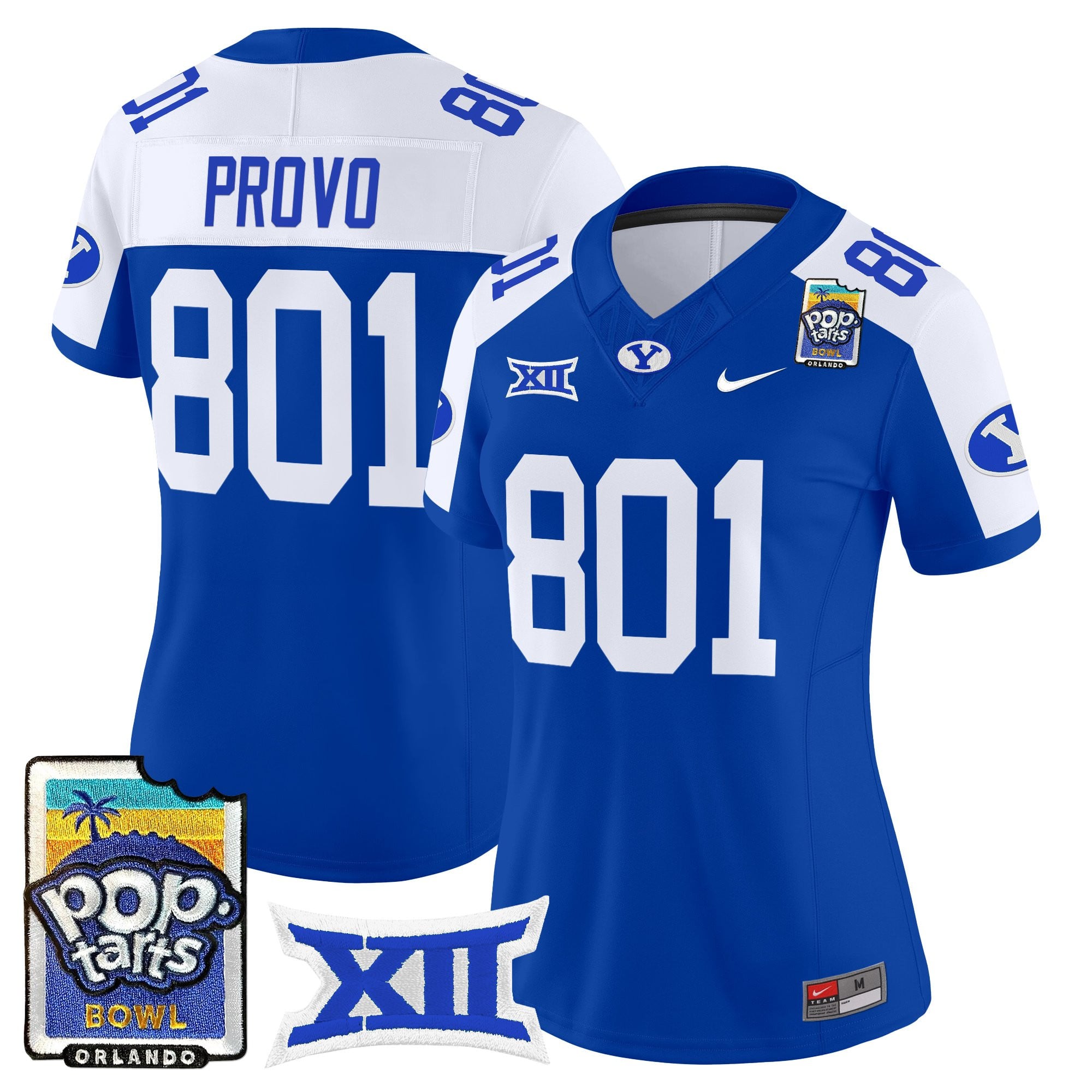 Women's BYU Cougars 2025 Pop-Tarts Bowl Vapor Limited Jersey - All Stitched