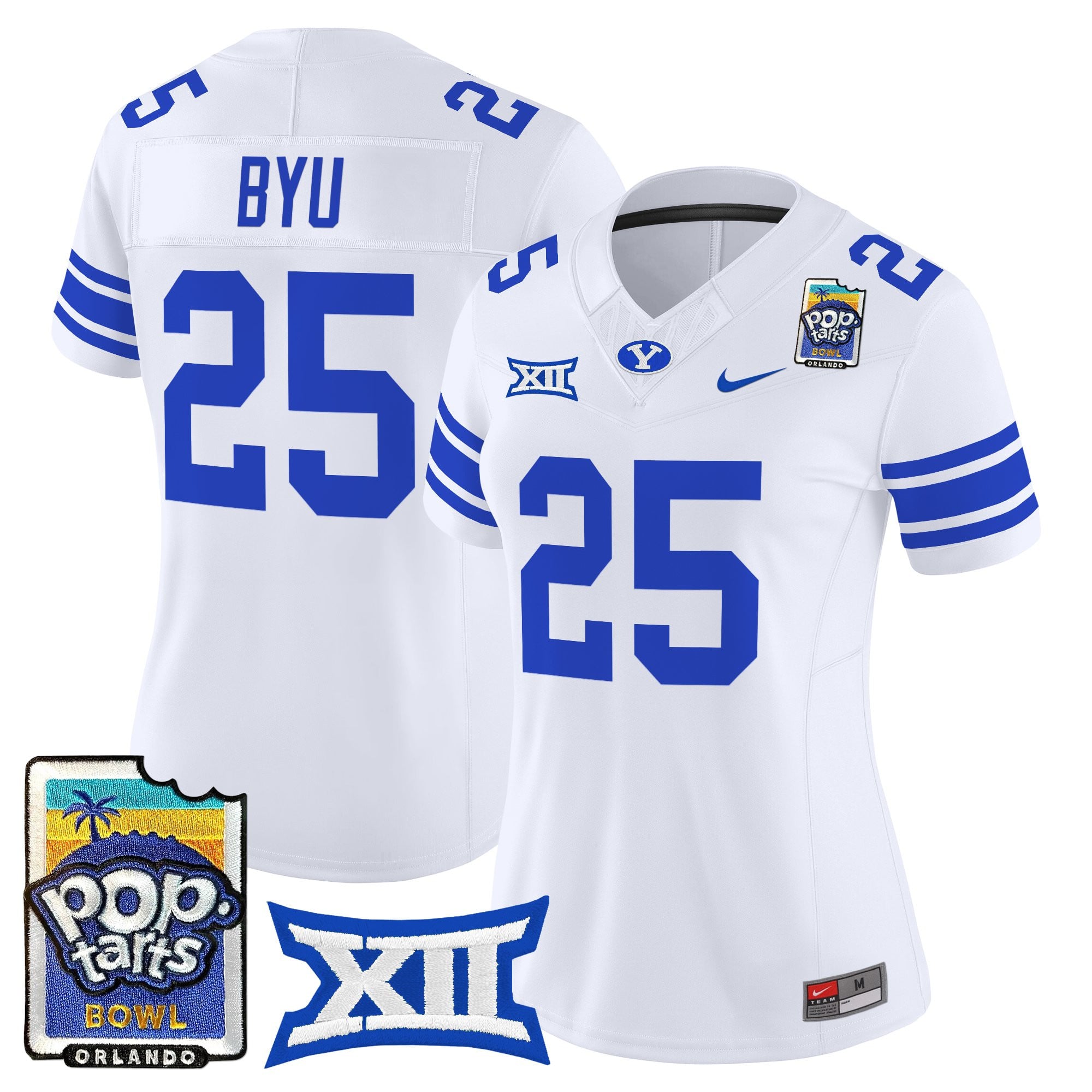Women's BYU Cougars 2025 Pop-Tarts Bowl Vapor Limited Jersey - All Stitched