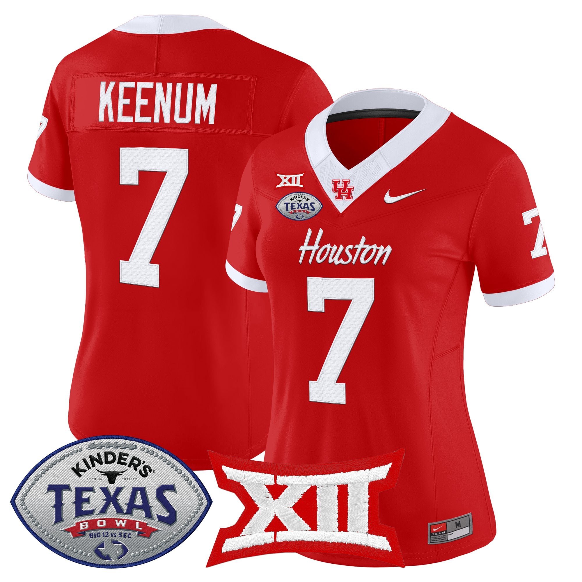 Women's Houston Cougars 2025 Texas Bowl Vapor Limited Jersey - All Stitched