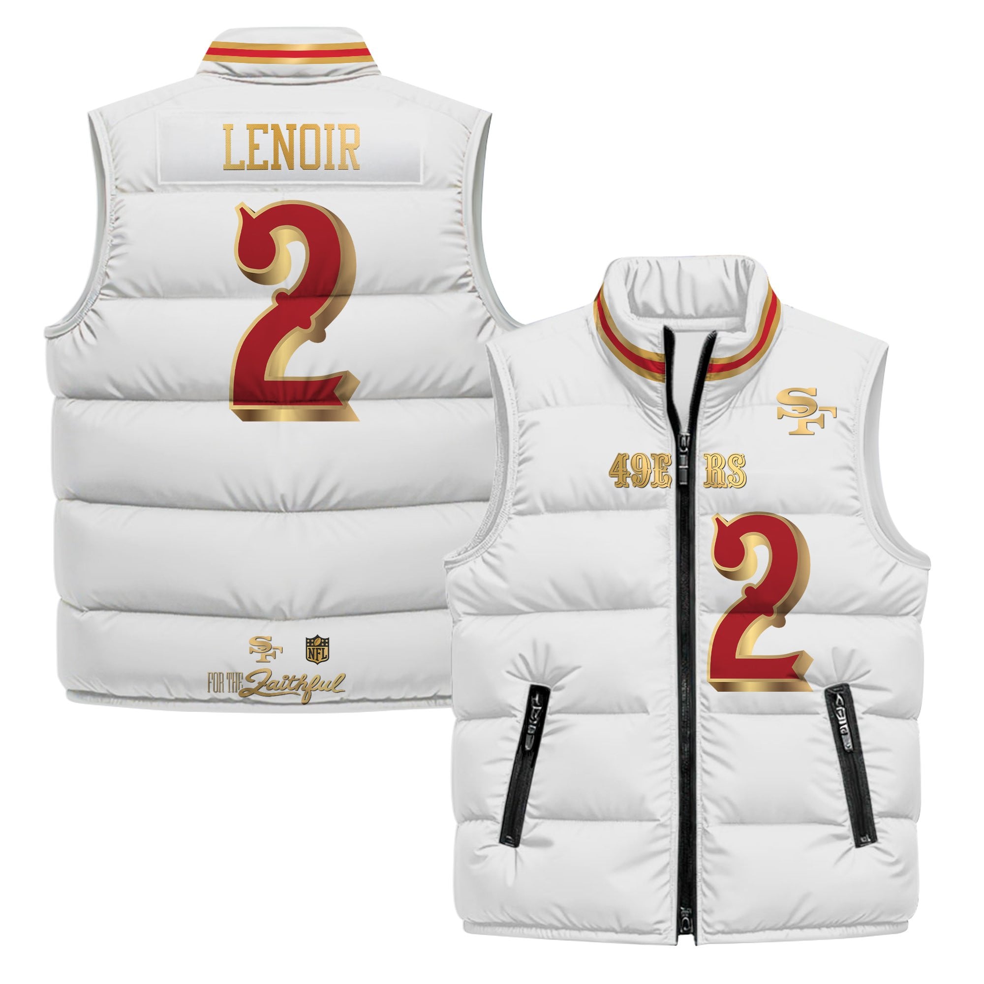 San Francisco 49ers “Rivalries” Puffer Vest