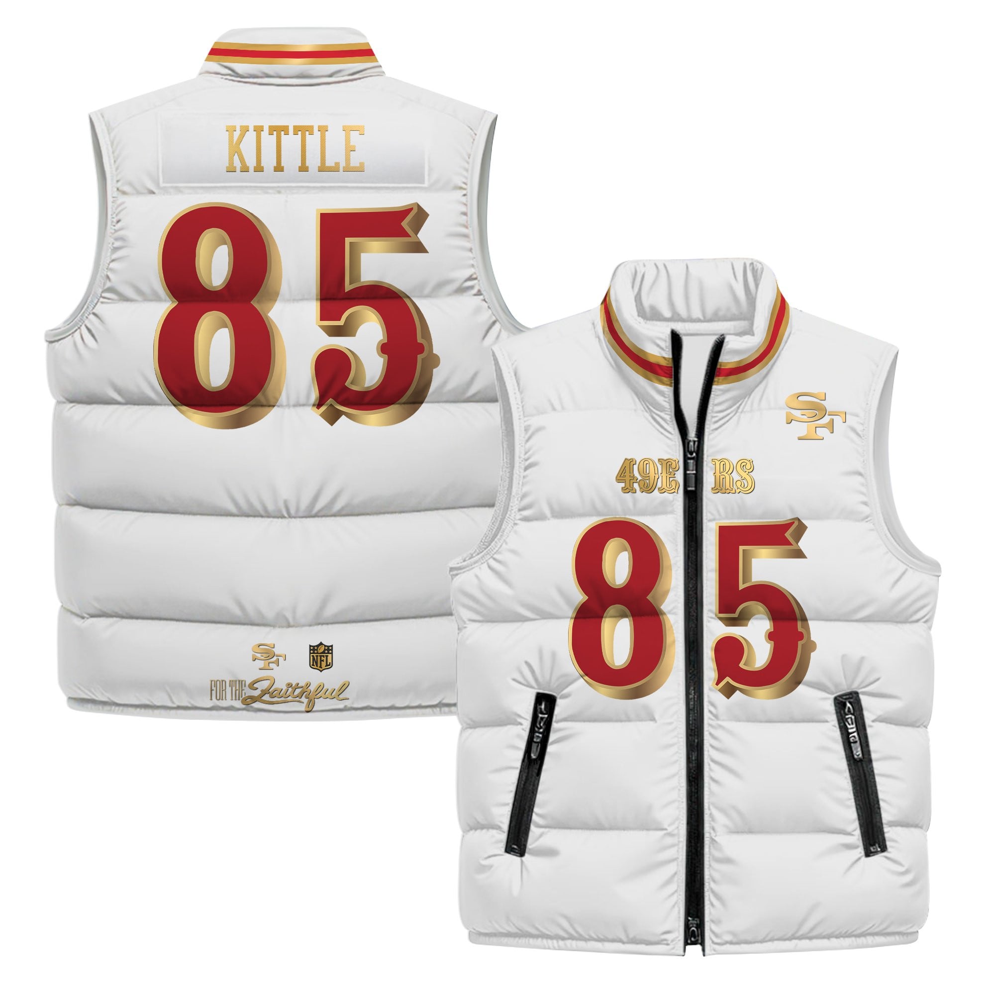 San Francisco 49ers “Rivalries” Puffer Vest