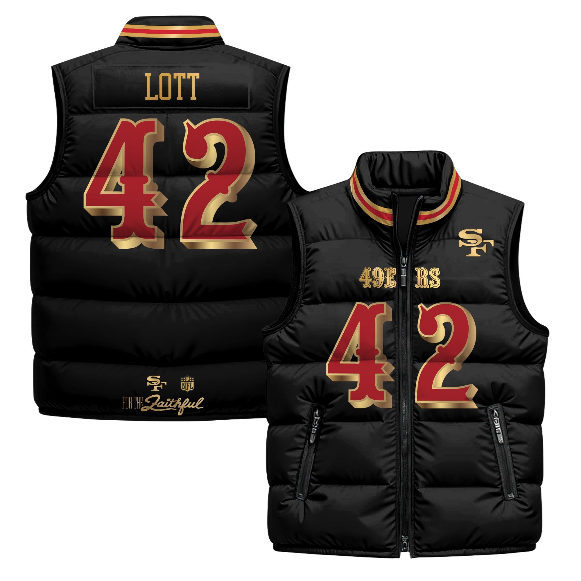 San Francisco 49ers “Rivalries” Puffer Vest