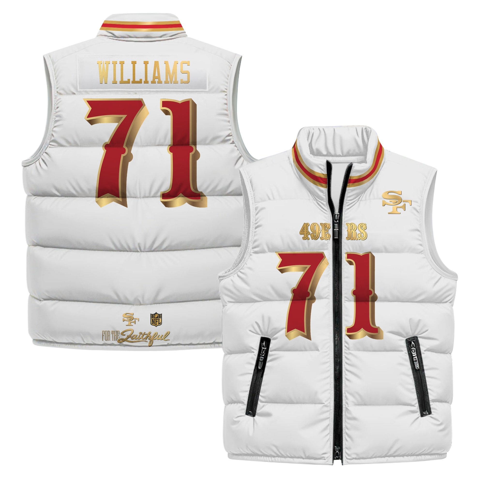 San Francisco 49ers “Rivalries” Puffer Vest