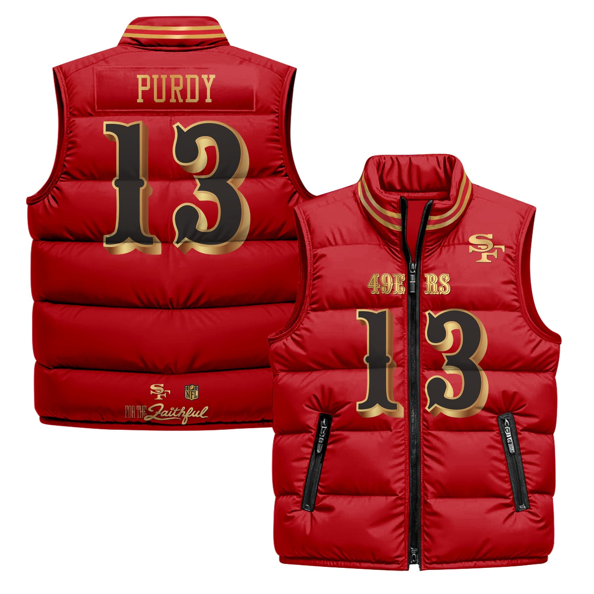 San Francisco 49ers “Rivalries” Puffer Vest