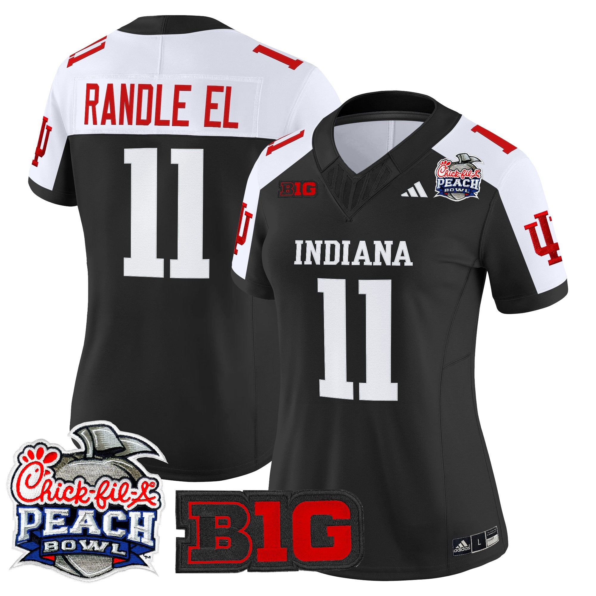 Women's Indiana Hoosiers 2026 Peach Bowl Vapor Limited Jersey - All Stitched