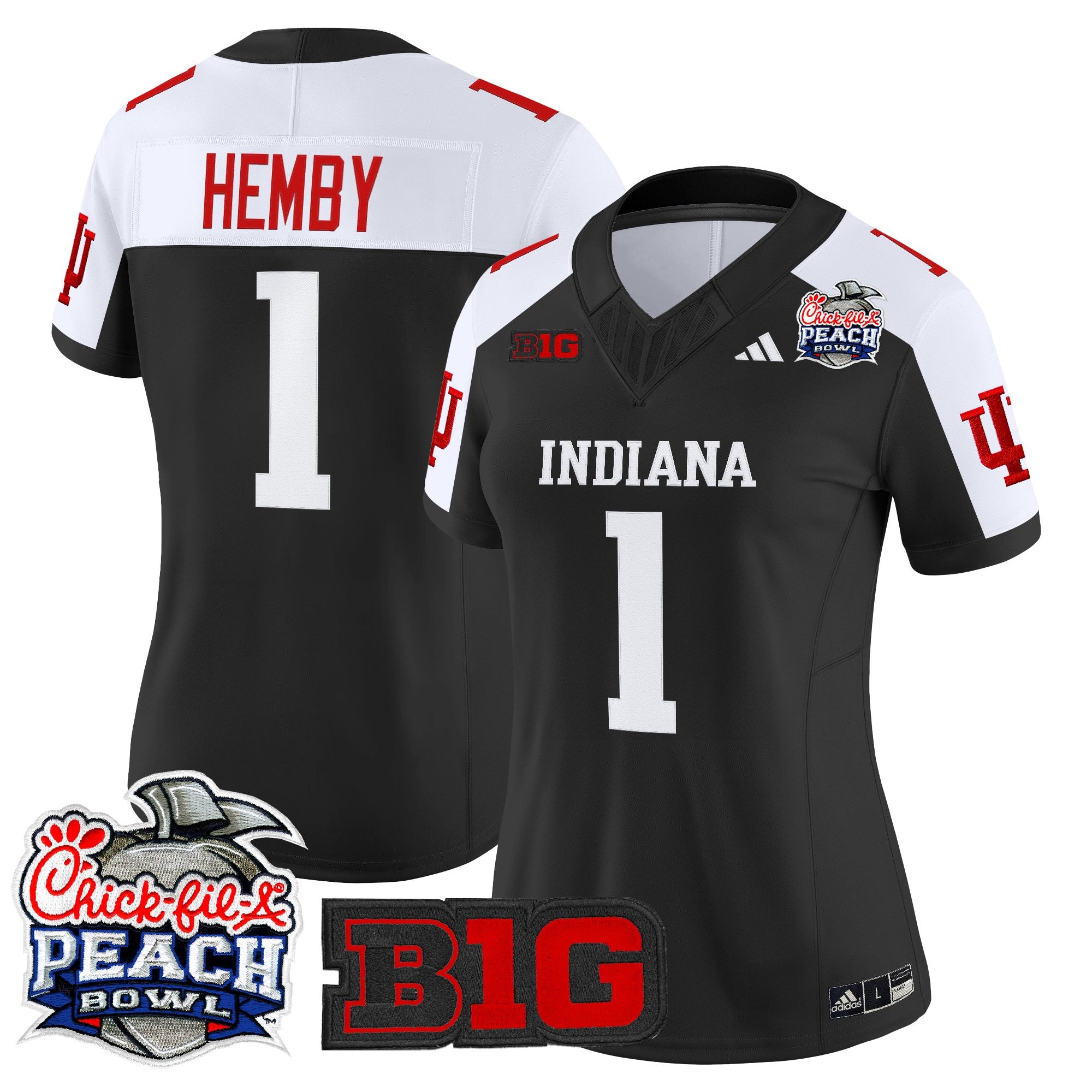 Women's Indiana Hoosiers 2026 Peach Bowl Vapor Limited Jersey - All Stitched