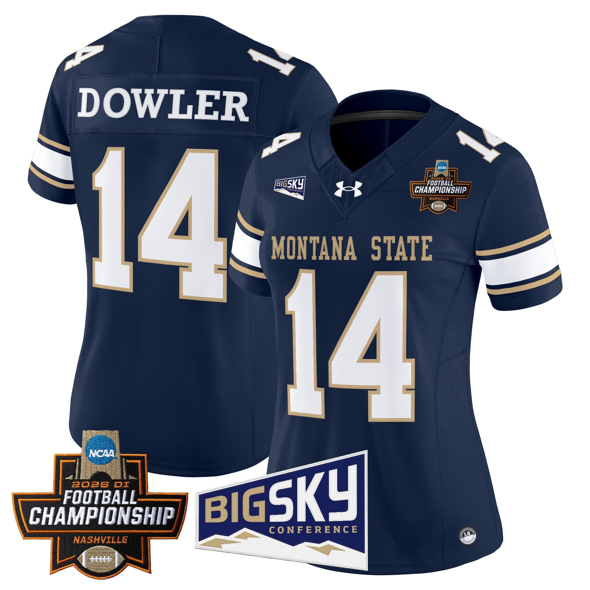 Women's Montana State Bobcats 2026 Football Championship Vapor Limited Jersey - All Stitched