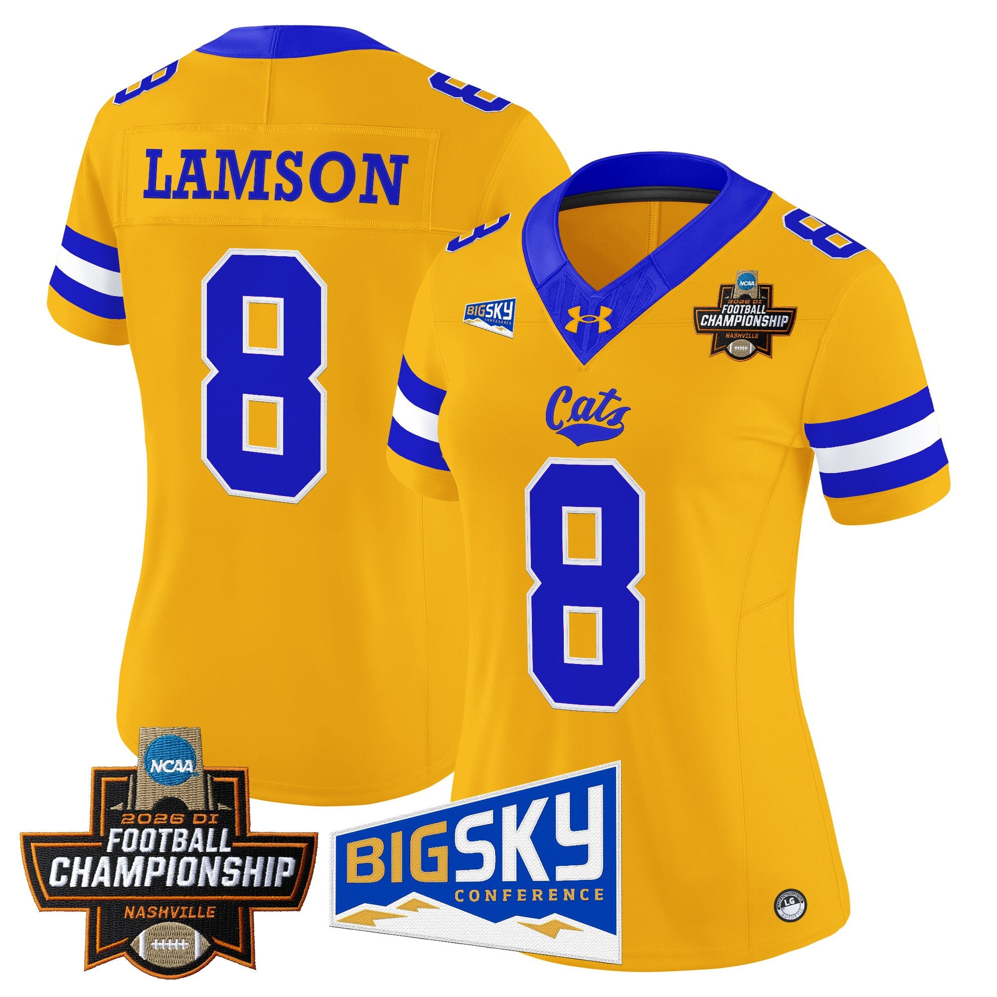 Women's Montana State Bobcats 2026 Football Championship Vapor Limited Jersey - All Stitched