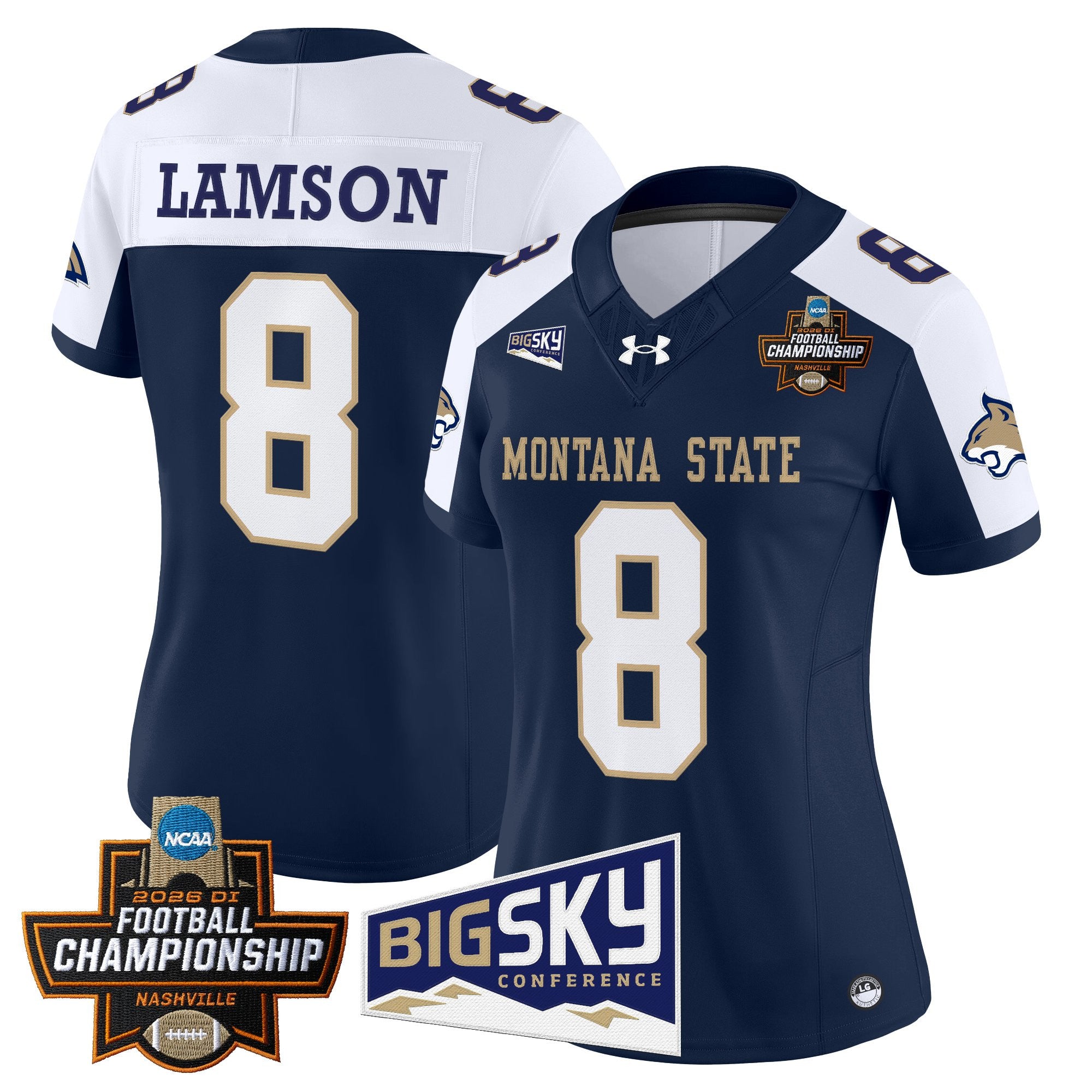 Women's Montana State Bobcats 2026 Football Championship Vapor Limited Jersey - All Stitched