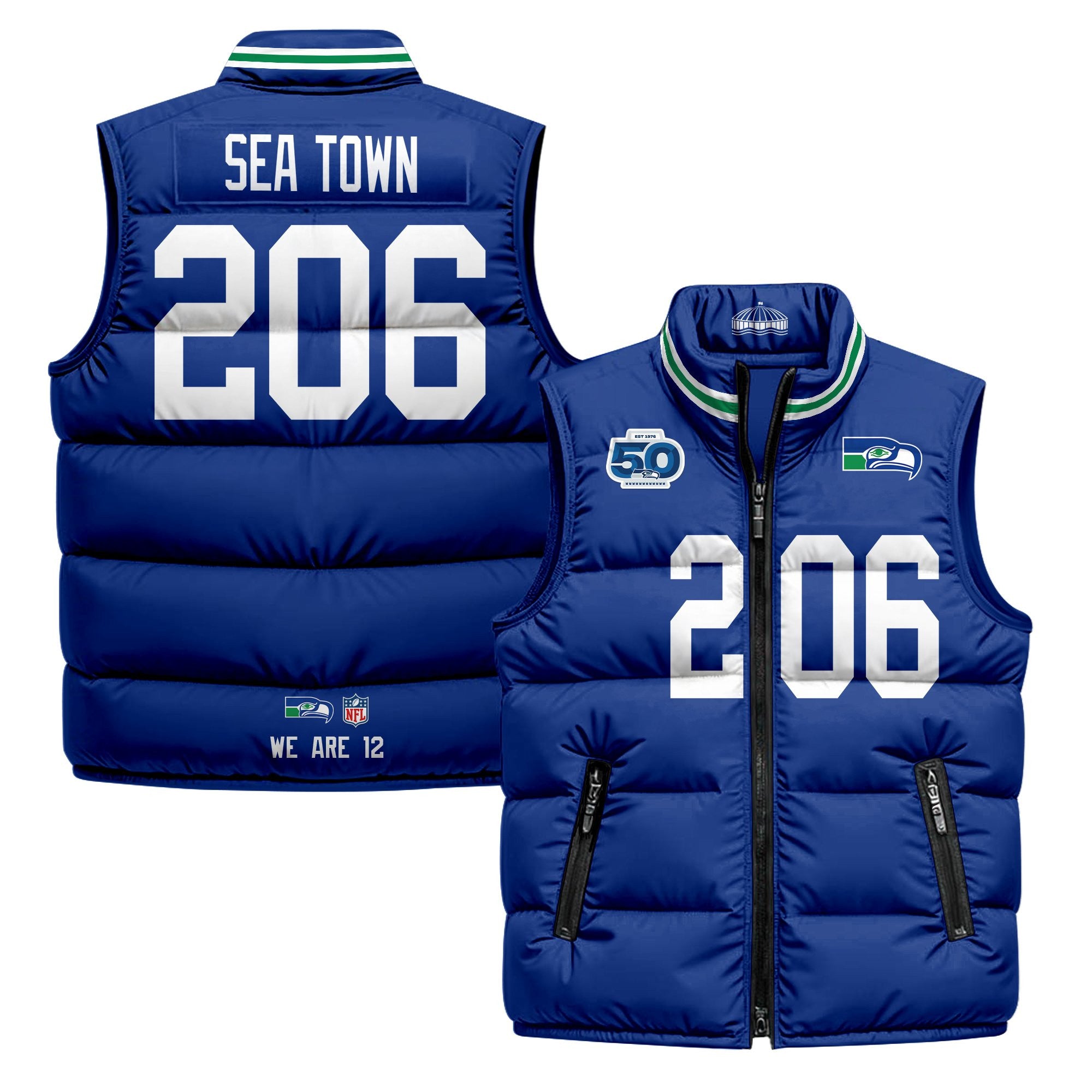 Seattle Seahawks 2026 Puffer Vest