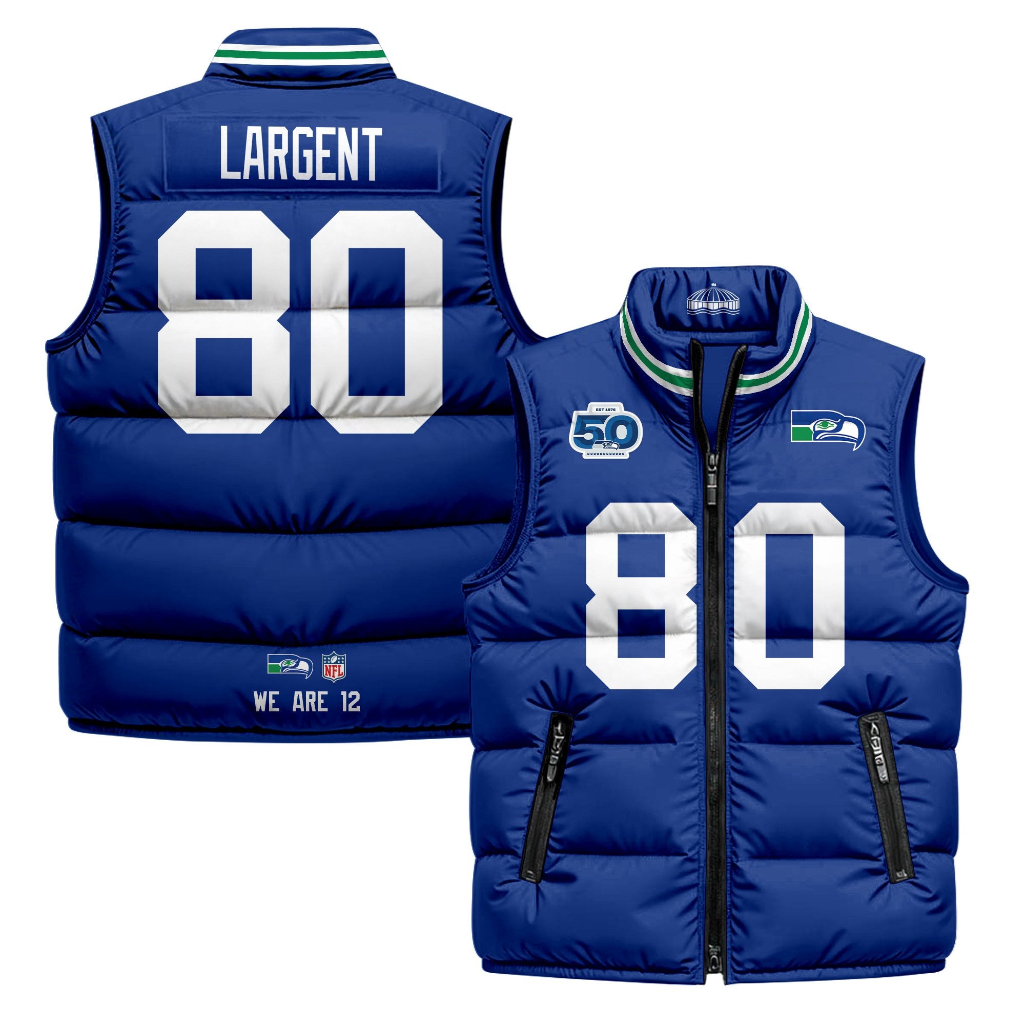 Seattle Seahawks 2026 Puffer Vest